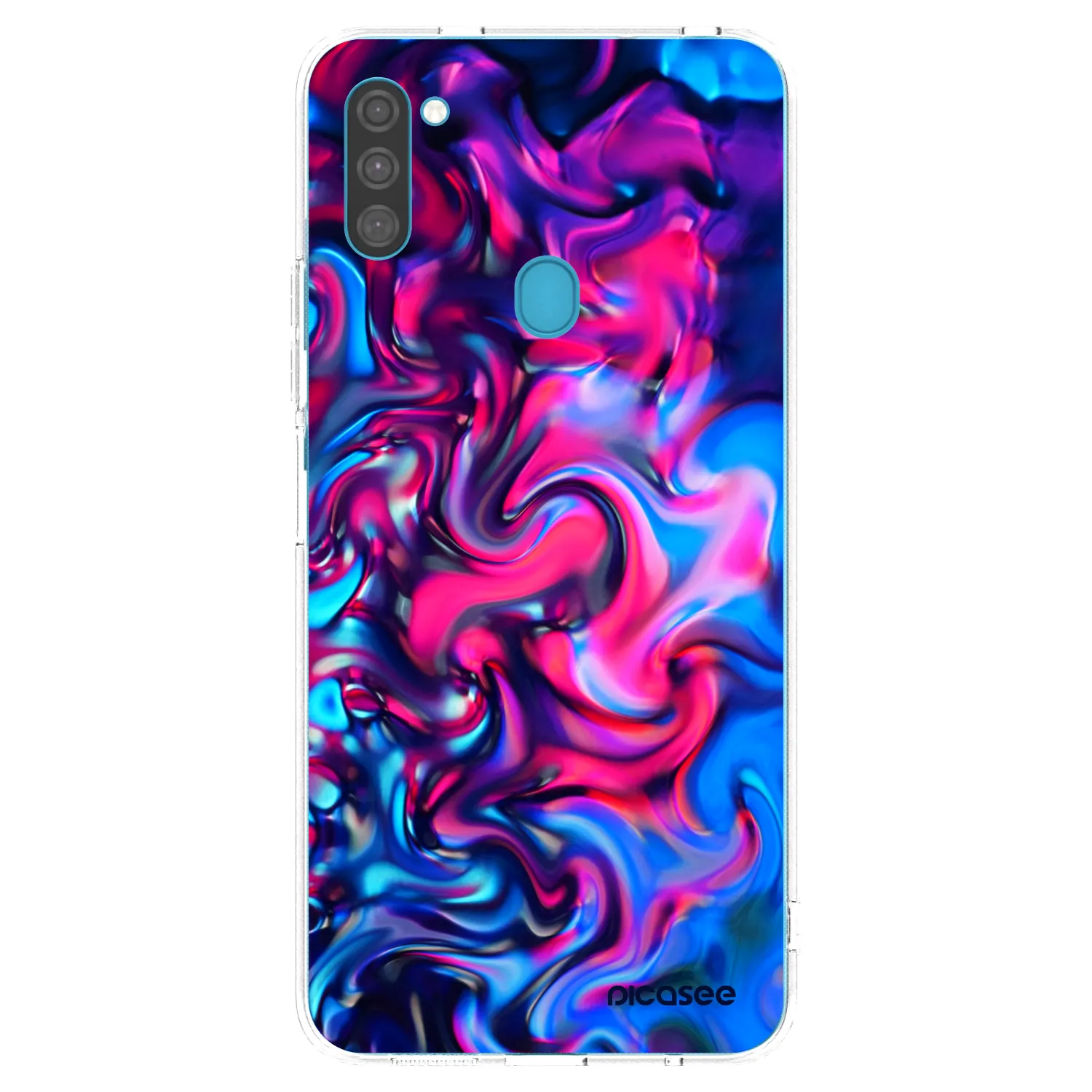 Picasee Samsung Galaxy M11 Hülle - Transparentes Silikon - Redlight