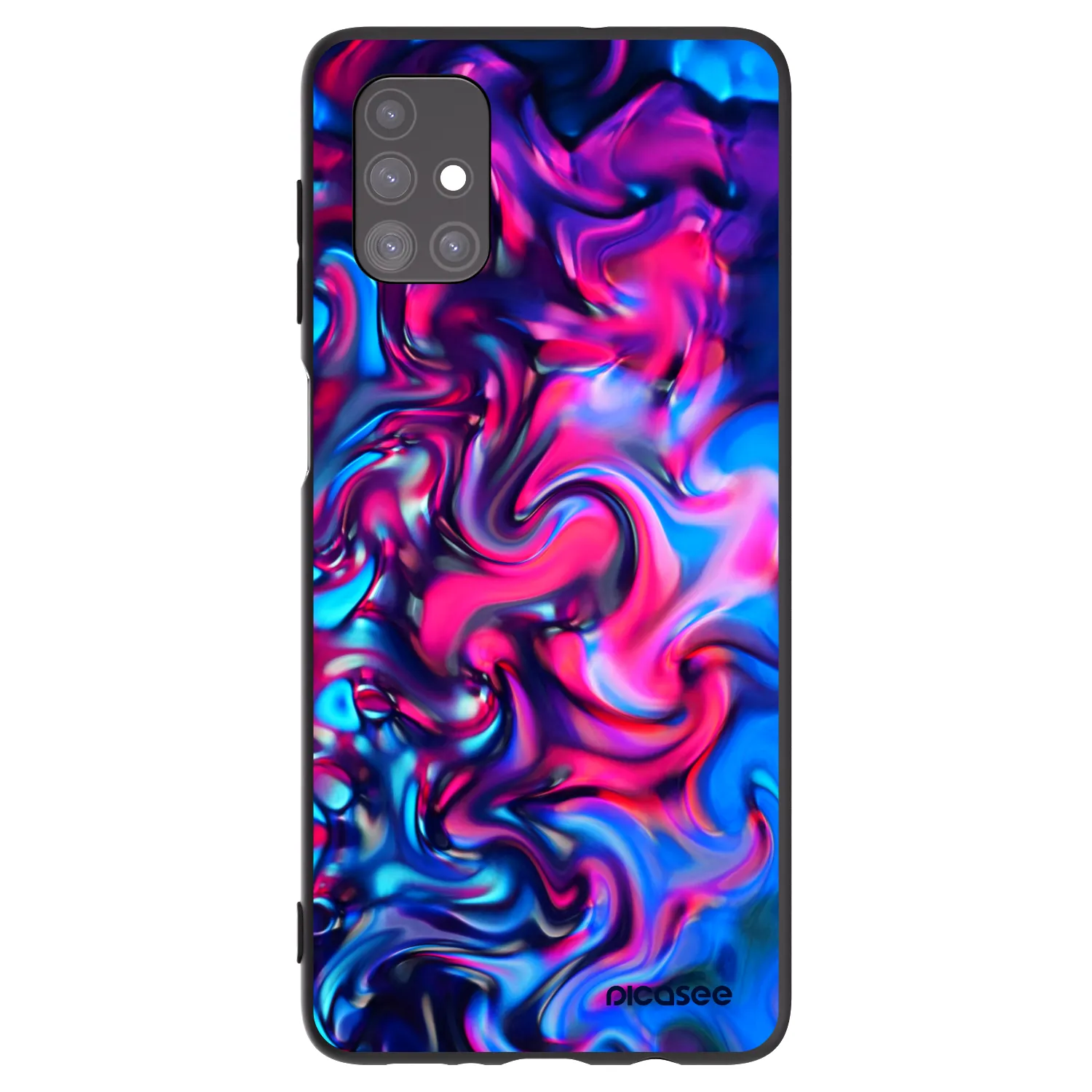 Picasee Samsung Galaxy M51 M515F Hülle - Schwarzes Silikon - Redlight
