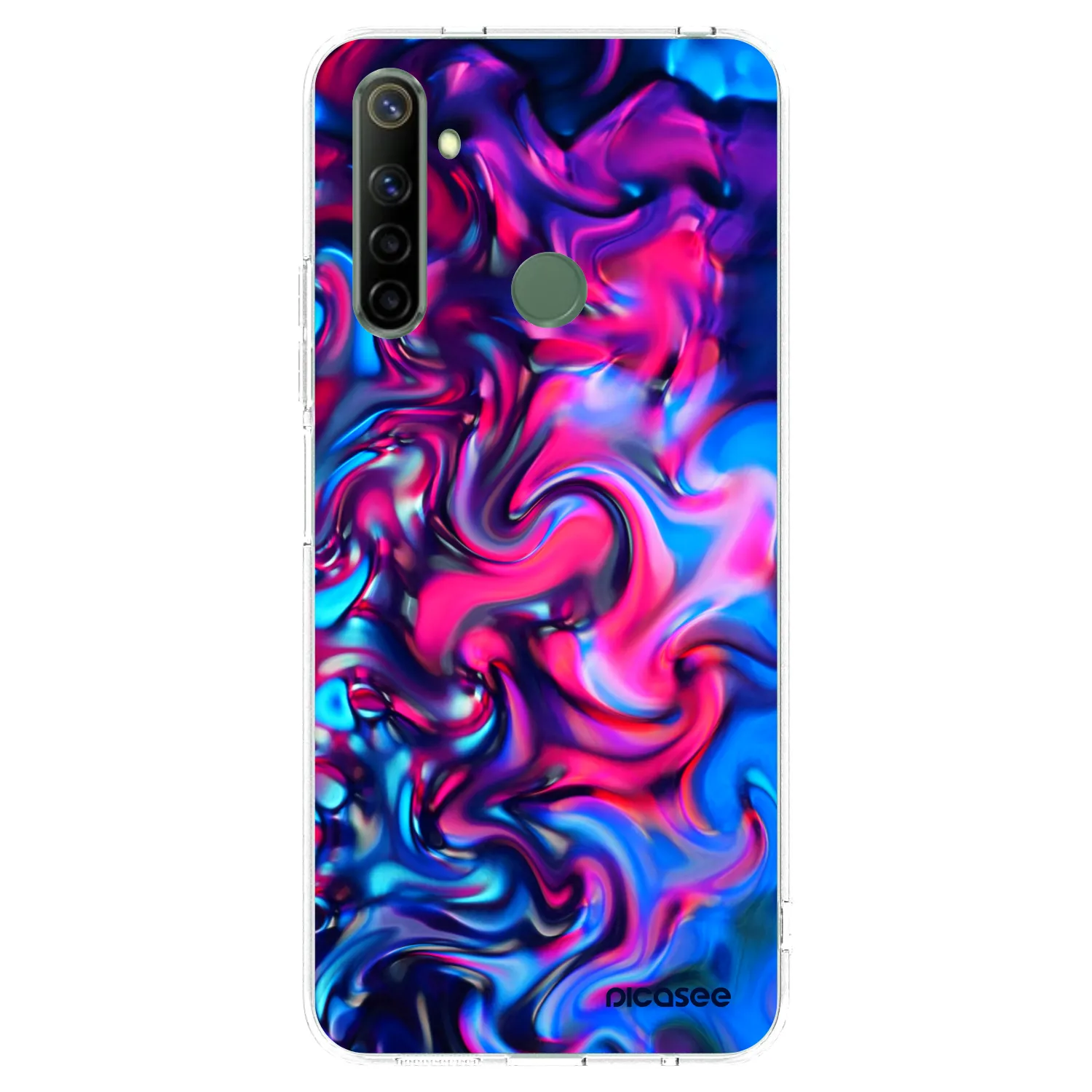 Picasee Realme 6i Hülle - Transparentes Silikon - Redlight
