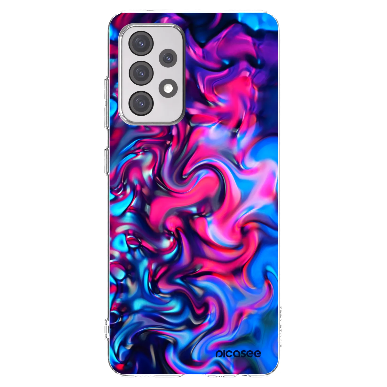 Picasee Samsung Galaxy A52 5G A525F Hülle - Transparentes Silikon - Redlight