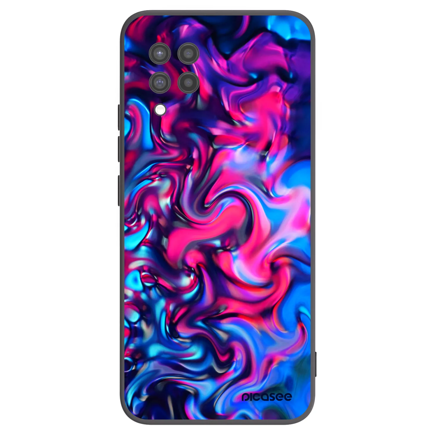 Picasee Samsung Galaxy A42 A426B Hülle - Schwarzes Silikon - Redlight