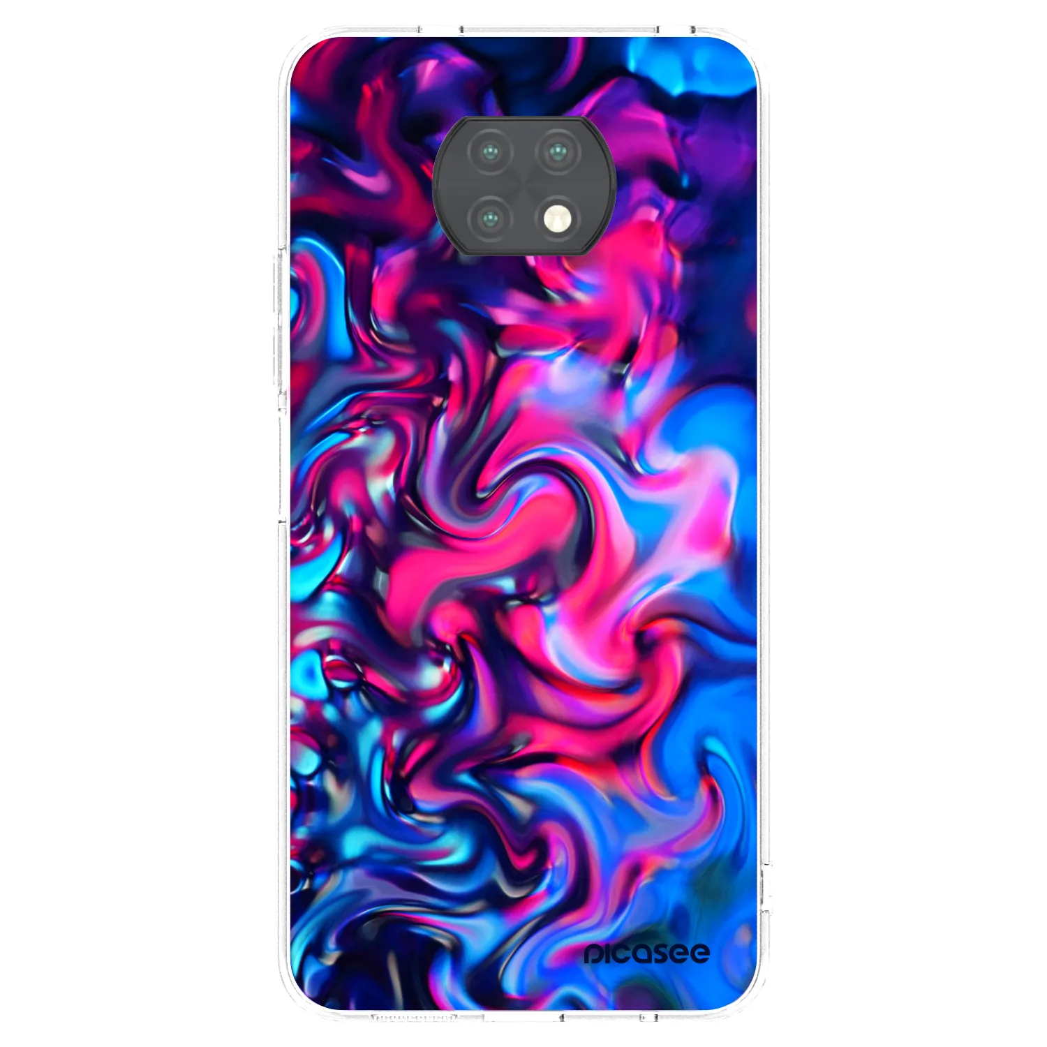 Picasee Xiaomi Redmi Note 9T Hülle - Transparentes Silikon - Redlight
