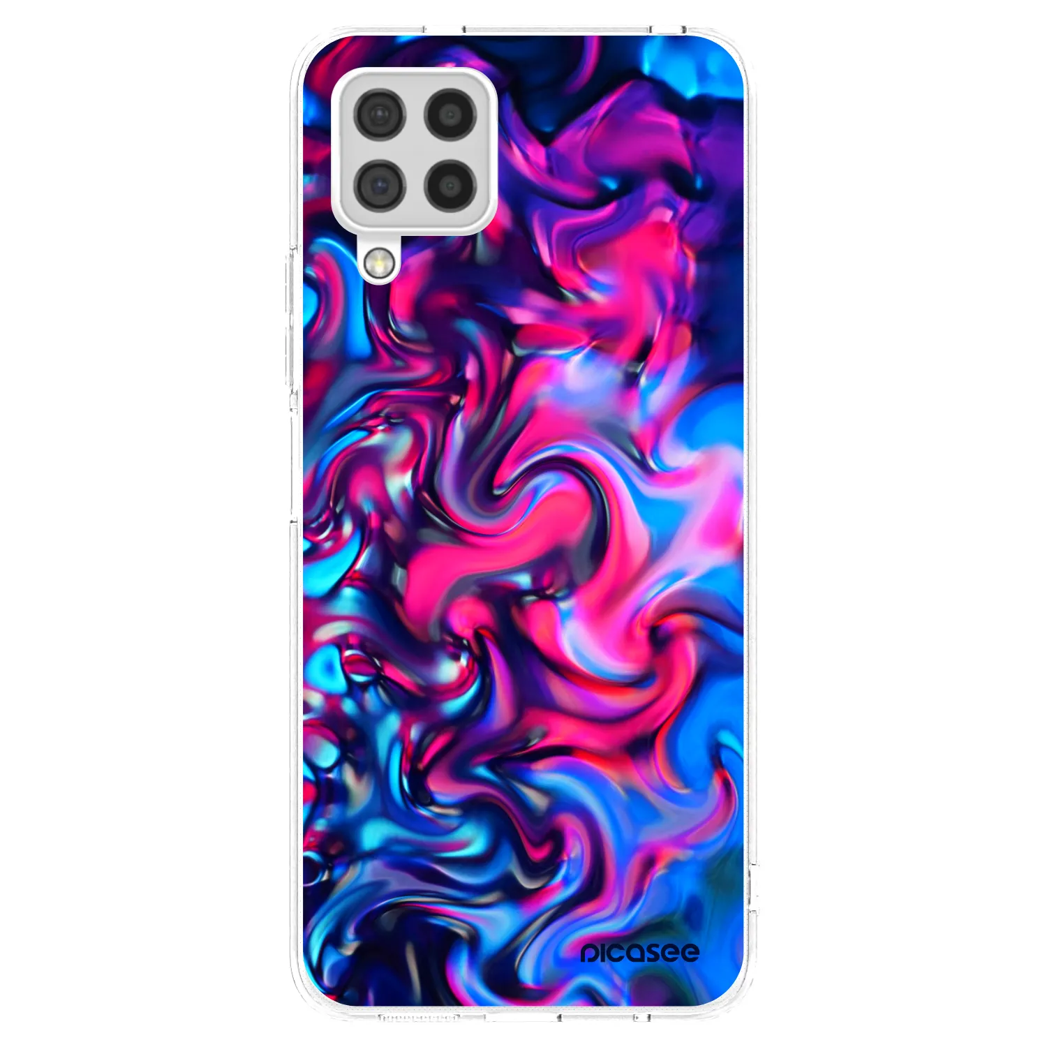 Picasee Samsung Galaxy A22 A225F 4G Hülle - Transparentes Silikon - Redlight