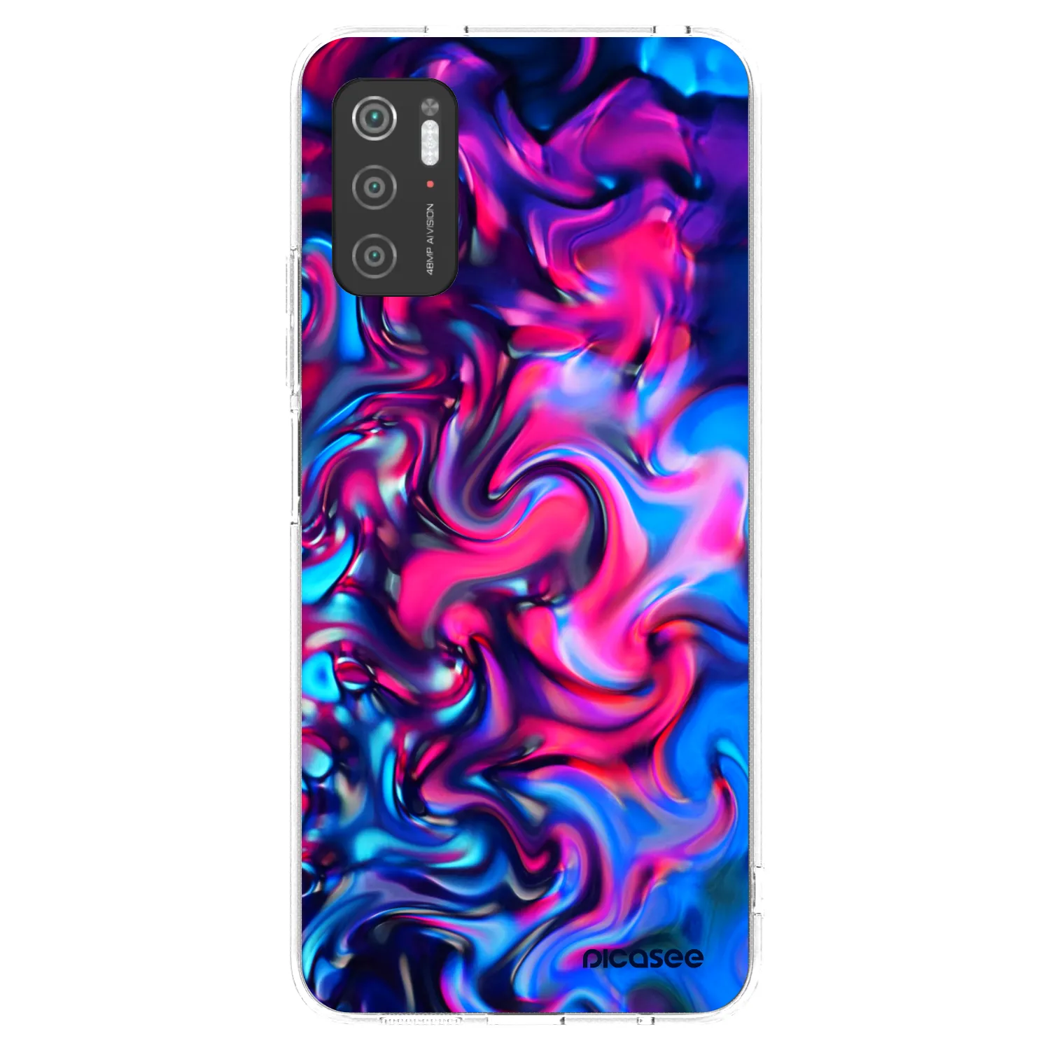 Picasee Xiaomi Poco M3 Pro 5G Hülle - Transparentes Silikon - Redlight