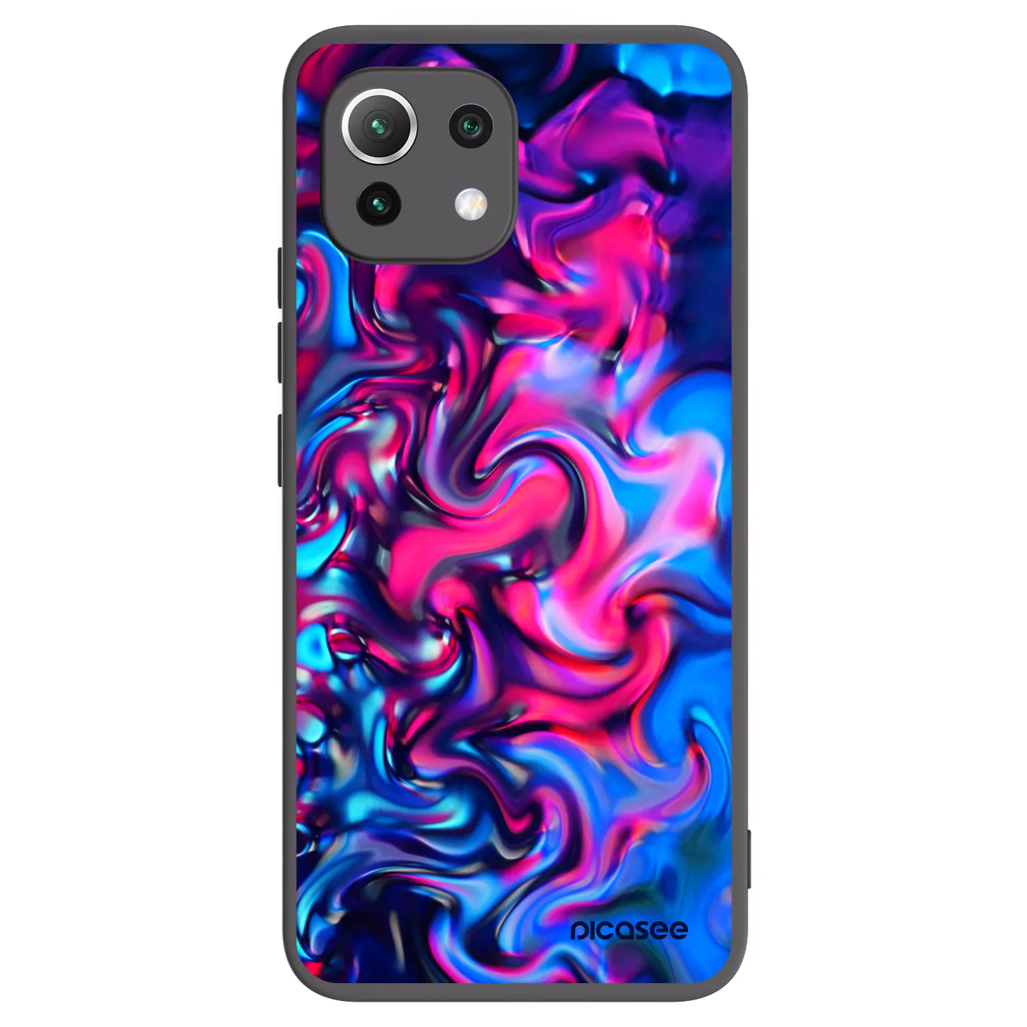 Picasee Xiaomi 11 Lite 5G NE Hülle - Schwarzes Silikon - Redlight