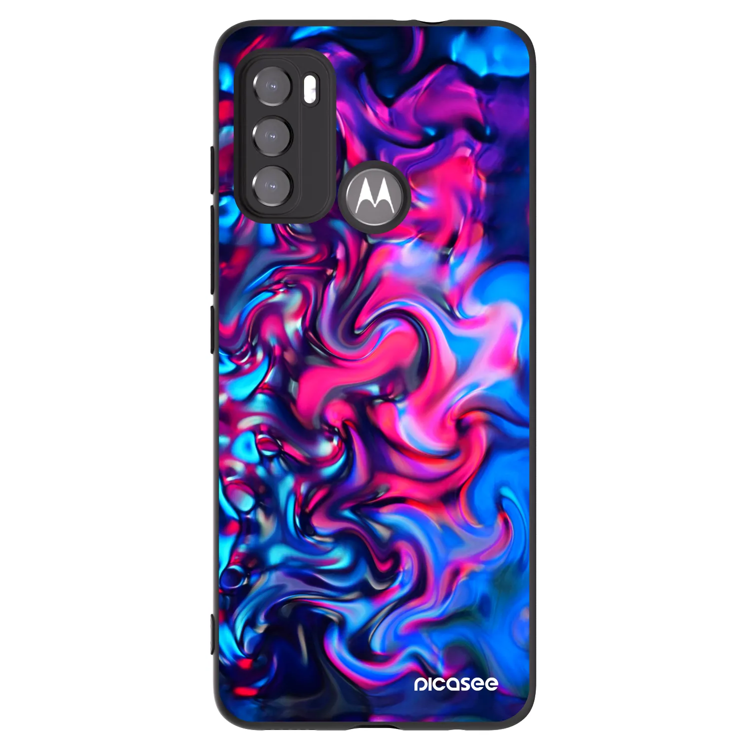 Picasee Motorola Moto G60 Hülle - Schwarzes Silikon - Redlight