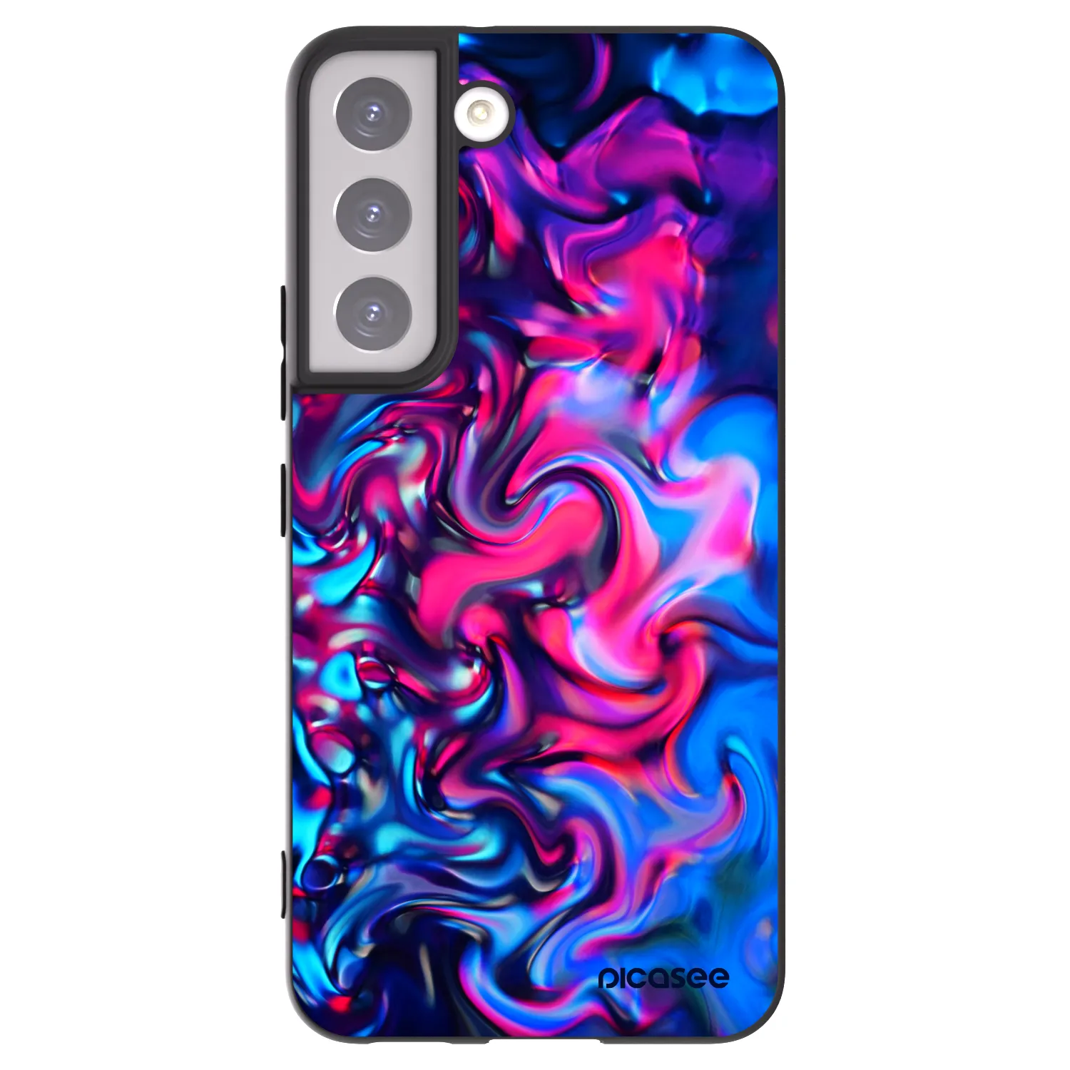 Picasee Samsung Galaxy S22 5G Hülle - Schwarzes Silikon - Redlight