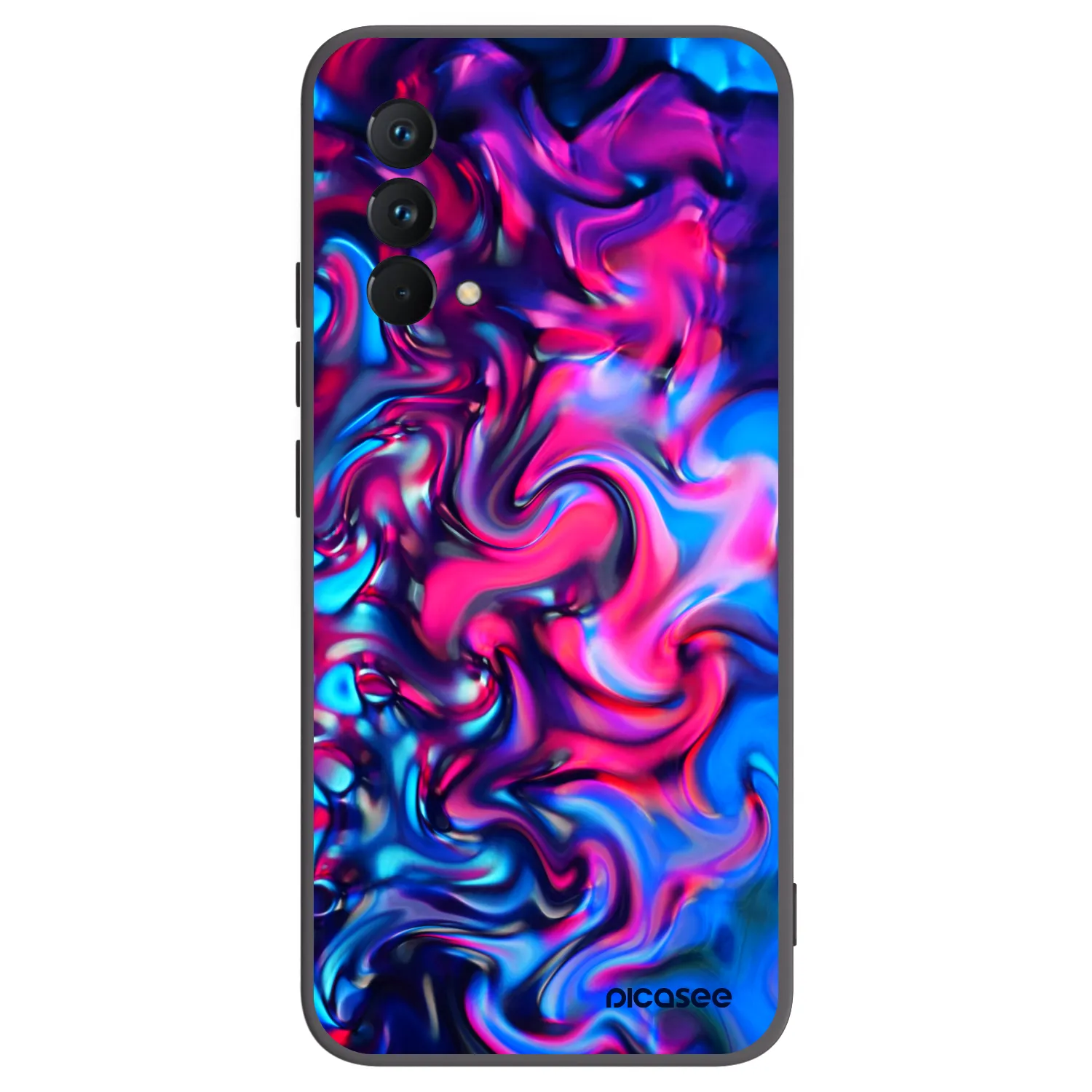 Picasee Realme GT Master Edition 5G Hülle - Schwarzes Silikon - Redlight