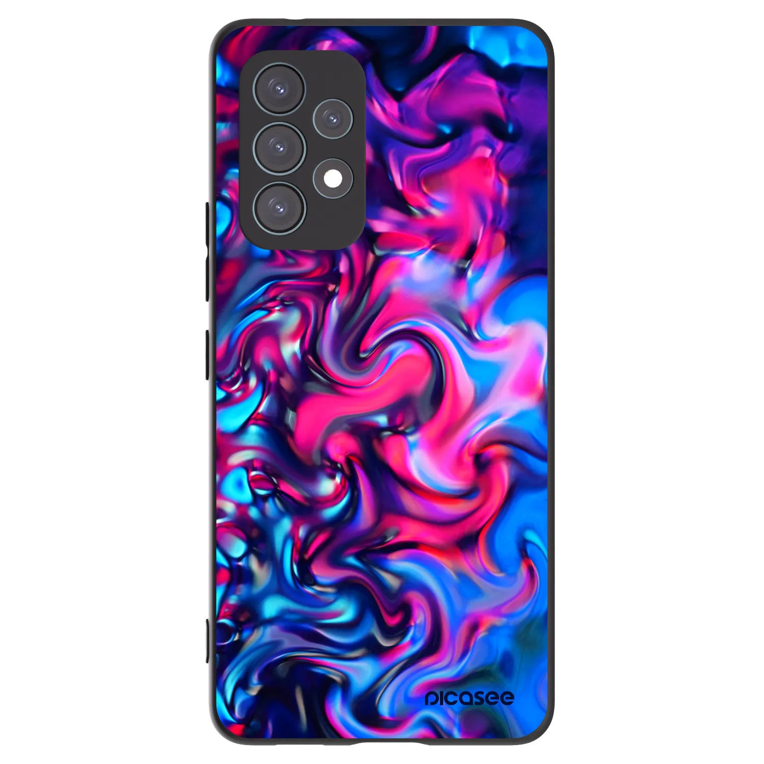 Picasee Samsung Galaxy A53 5G A536 Hülle - Schwarzes Silikon - Redlight