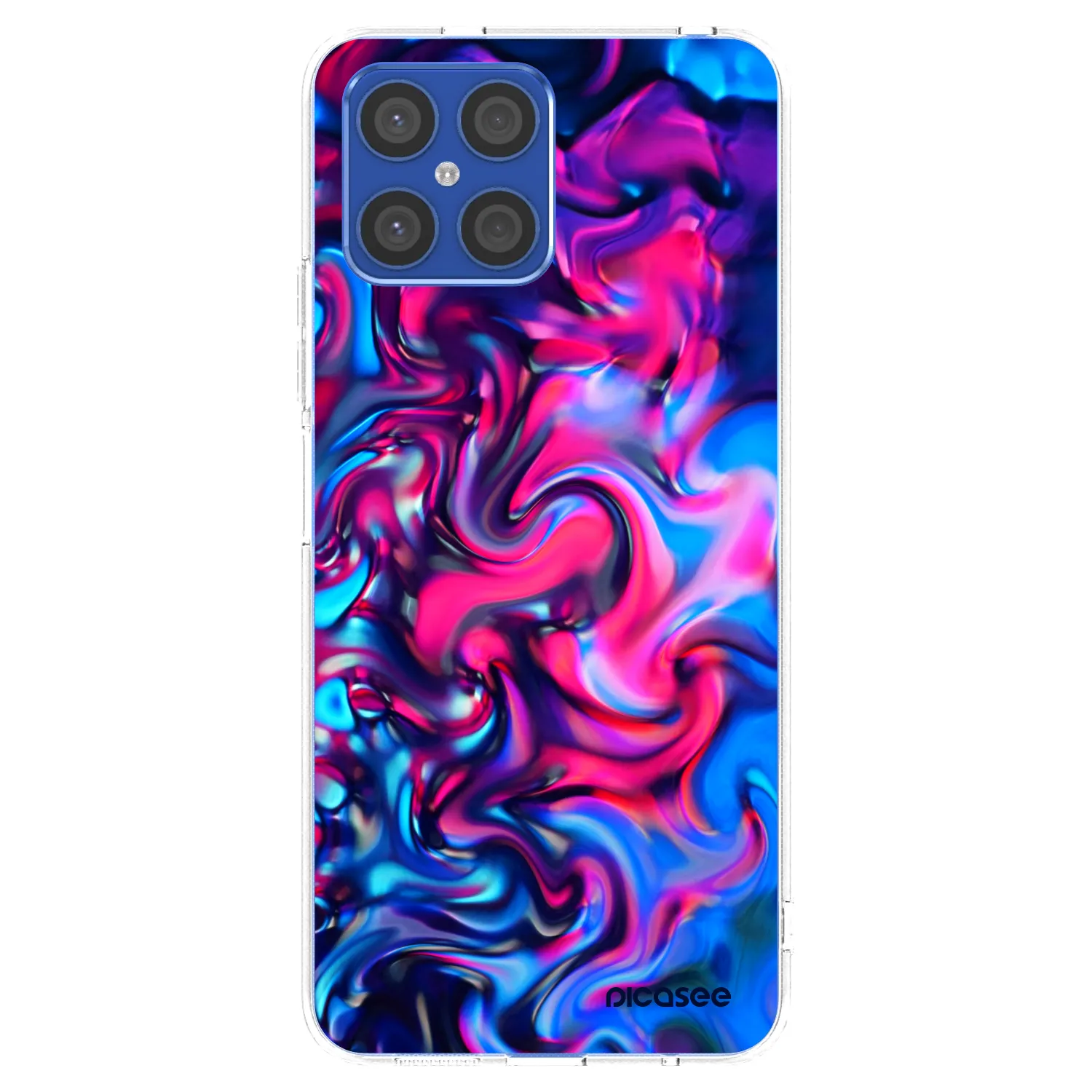Picasee Honor X8 4G Hülle - Transparentes Silikon - Redlight