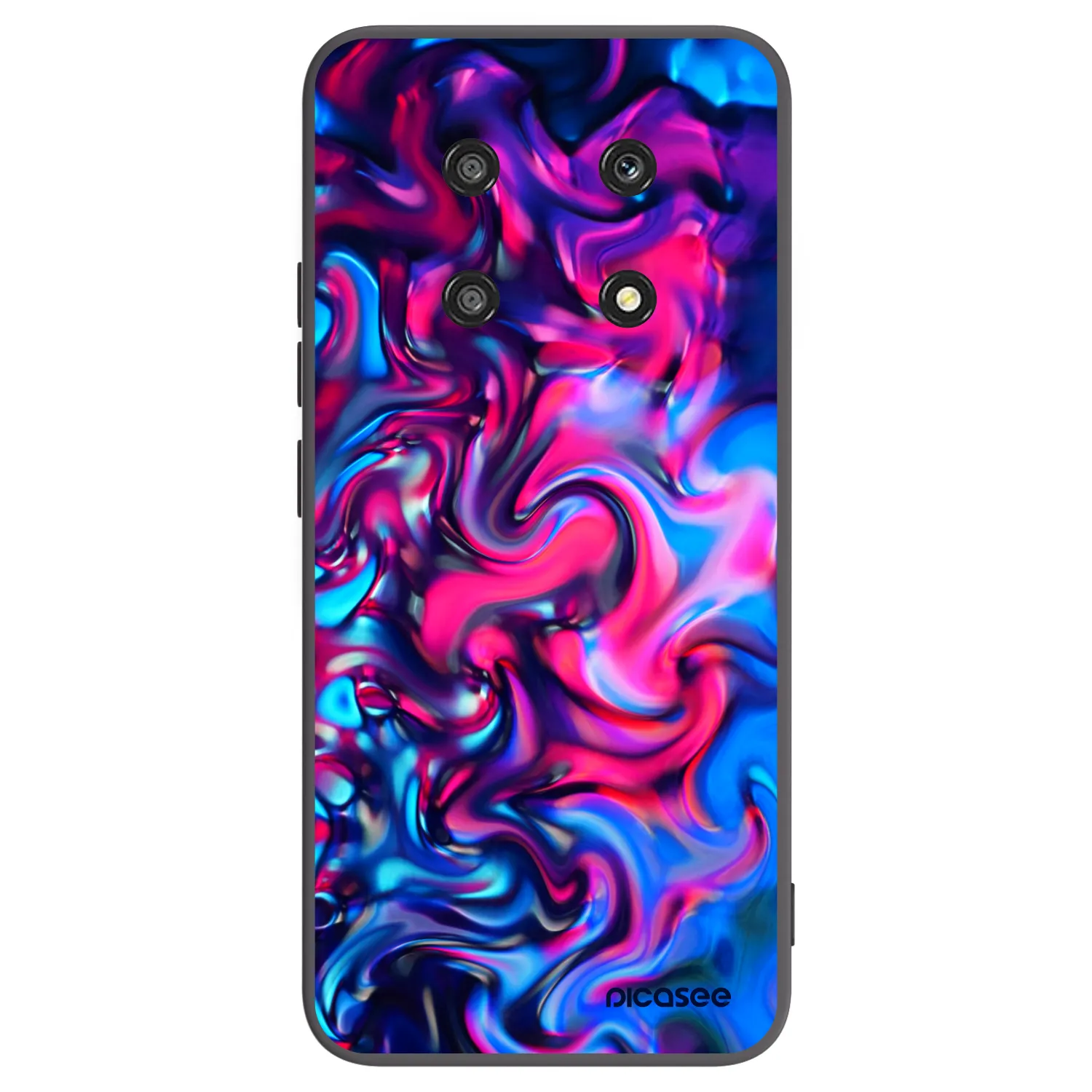 Picasee Honor Magic4 Lite 5G Hülle - Schwarzes Silikon - Redlight