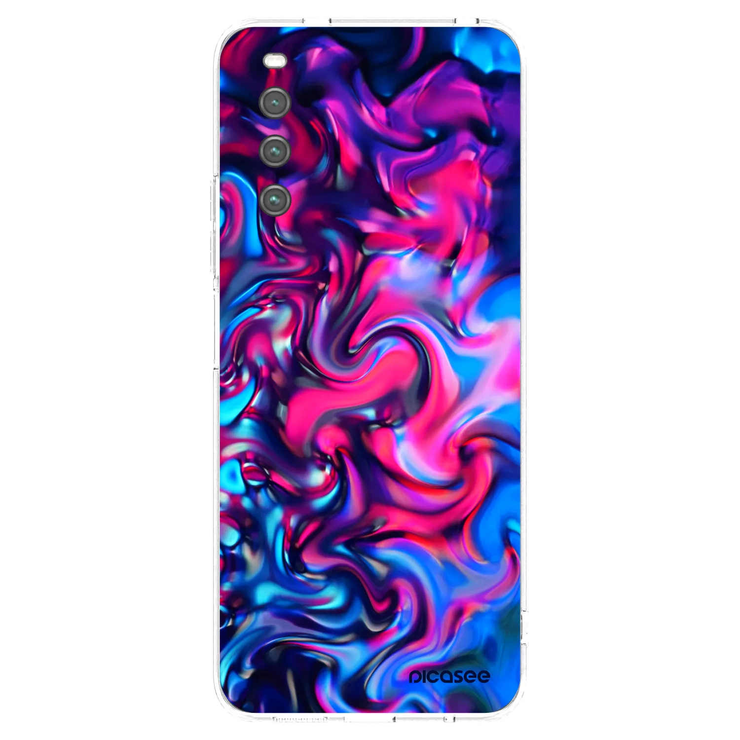 Picasee Sony Xperia 10 IV 5G Hülle - Transparentes Silikon - Redlight