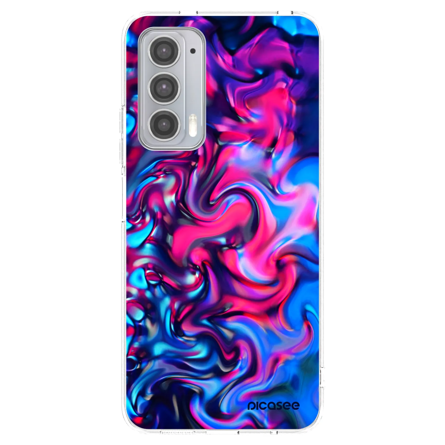 Picasee Motorola Edge 20 Hülle - Transparentes Silikon - Redlight