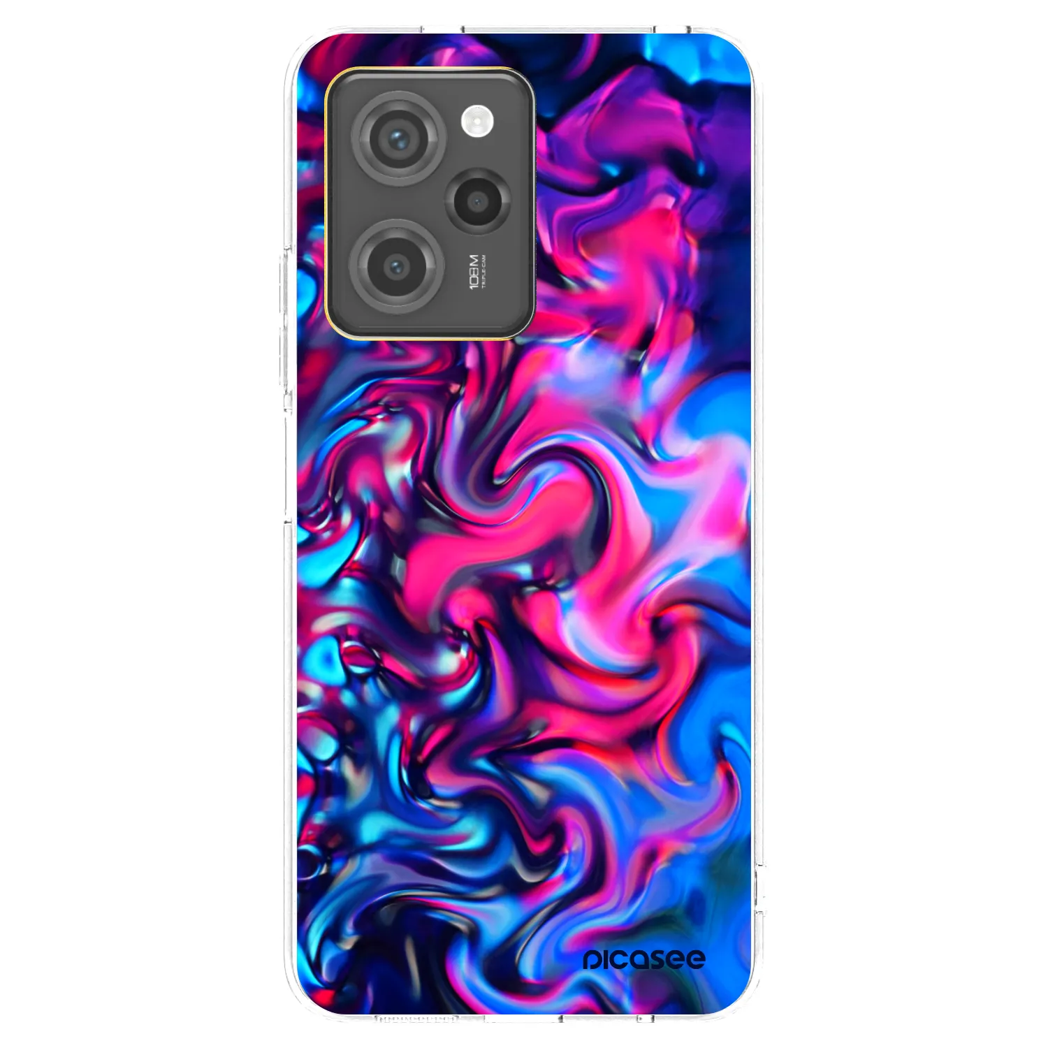 Picasee Xiaomi Poco X5 Pro Hülle - Schwarzes Silikon - Redlight