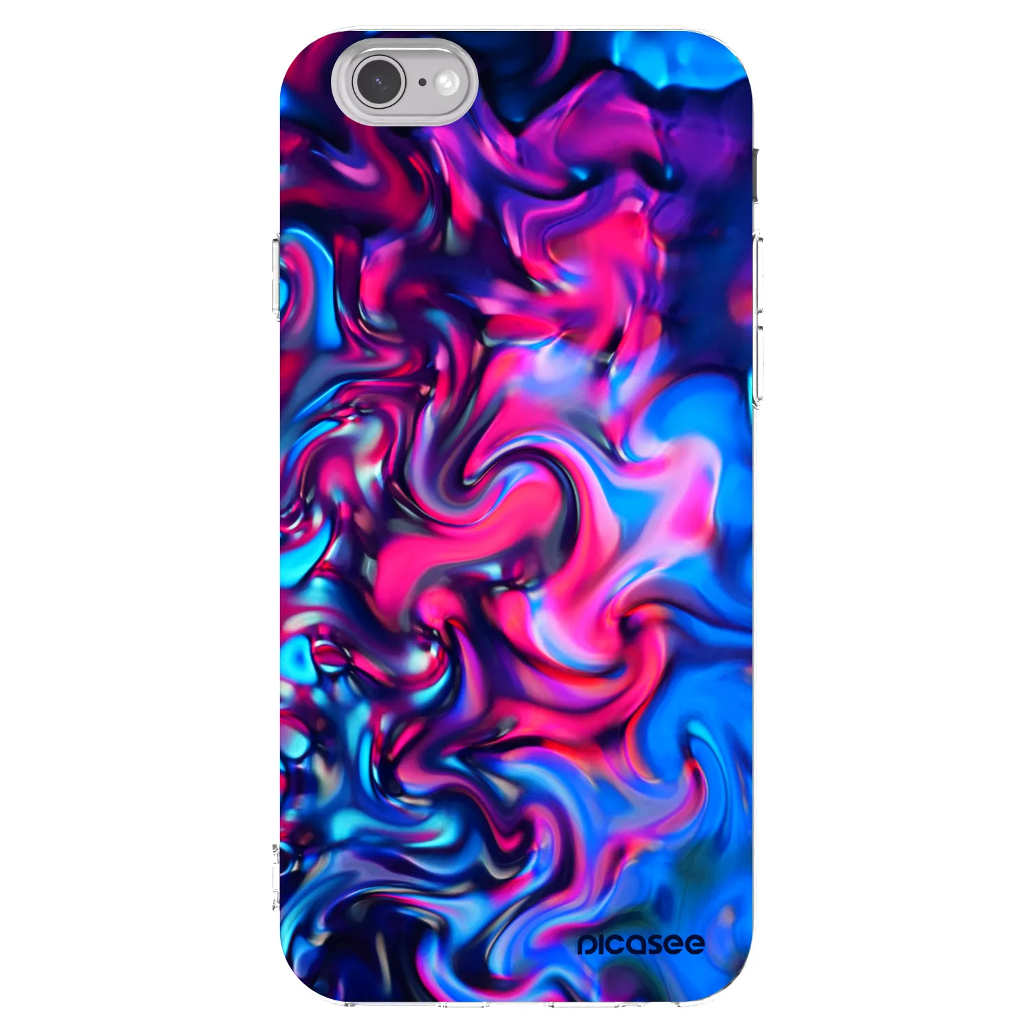Picasee Apple iPhone 6/6S Hülle - Transparentes Silikon - Redlight