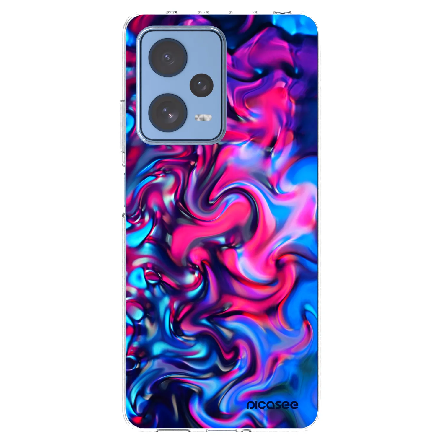 Picasee Xiaomi Redmi Note 12 Pro 5G Hülle - Transparentes Silikon - Redlight