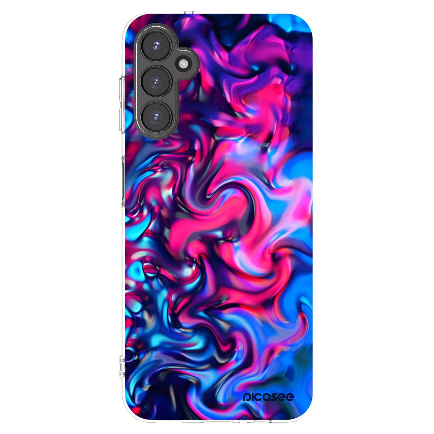 Picasee Samsung Galaxy A14 4G A145R Hülle - Transparentes Silikon - Redlight