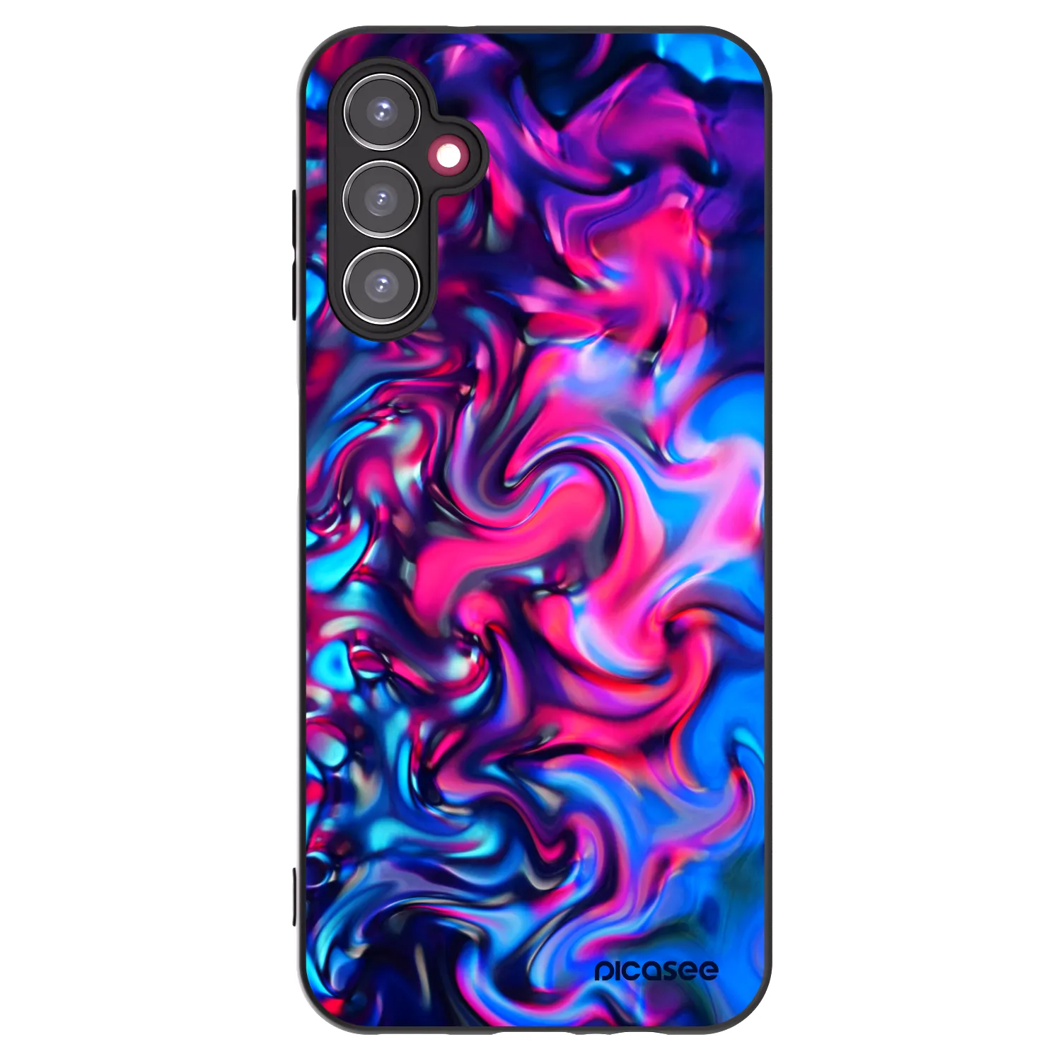 Picasee Samsung Galaxy A14 5G A146P Hülle - Schwarzes Silikon - Redlight
