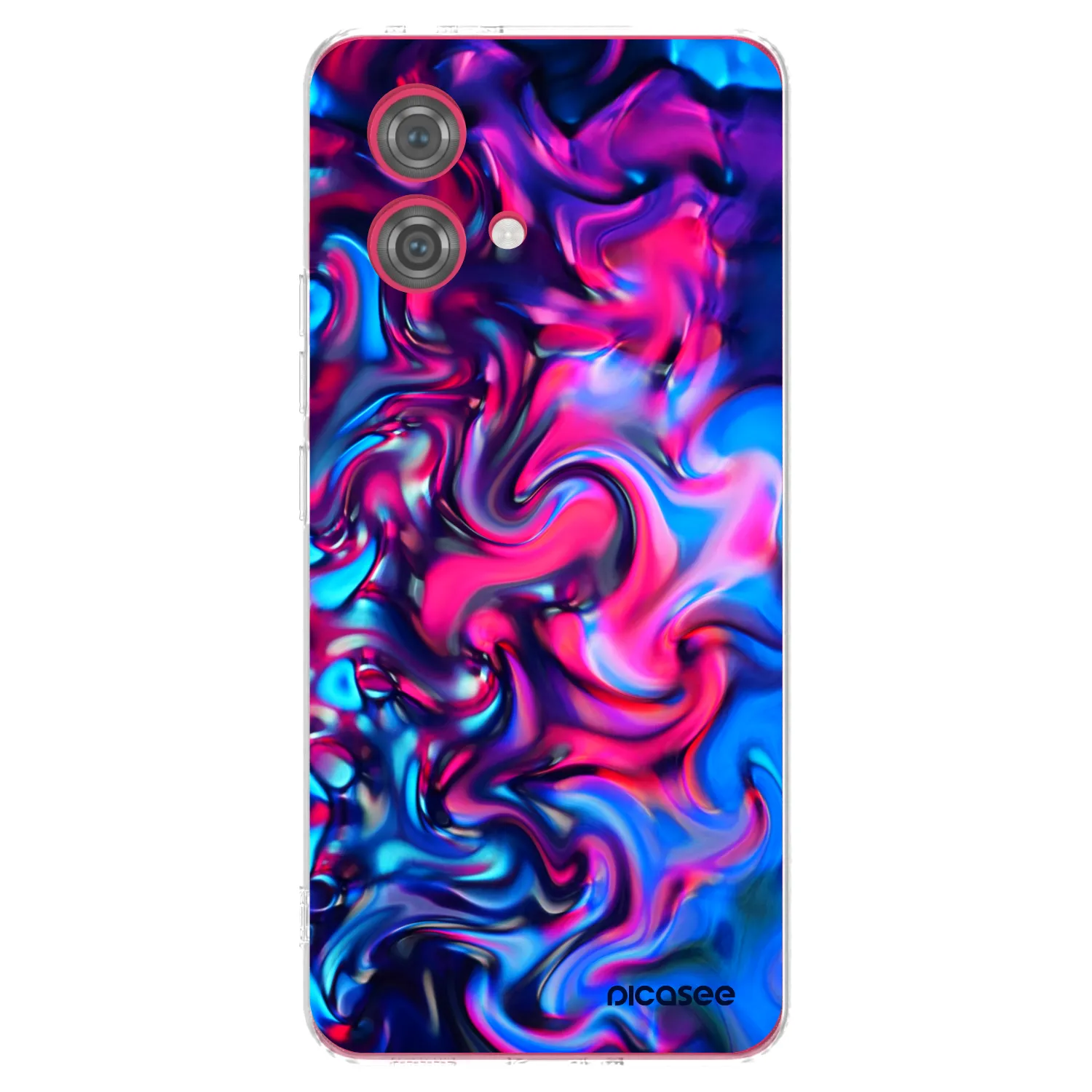 Picasee Motorola Moto G84 5G Hülle - Transparentes Silikon - Redlight