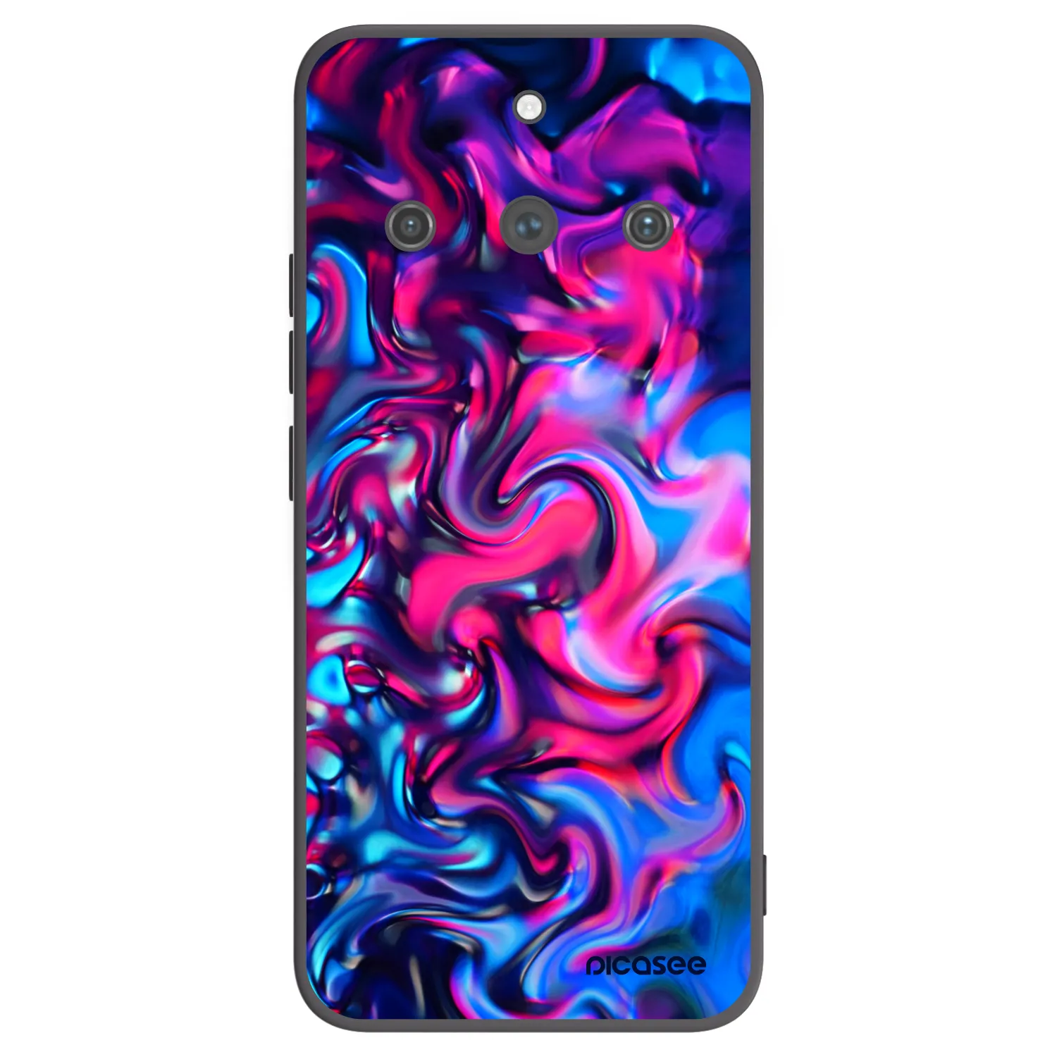Picasee Realme 11 Pro+ Hülle - Schwarzes Silikon - Redlight