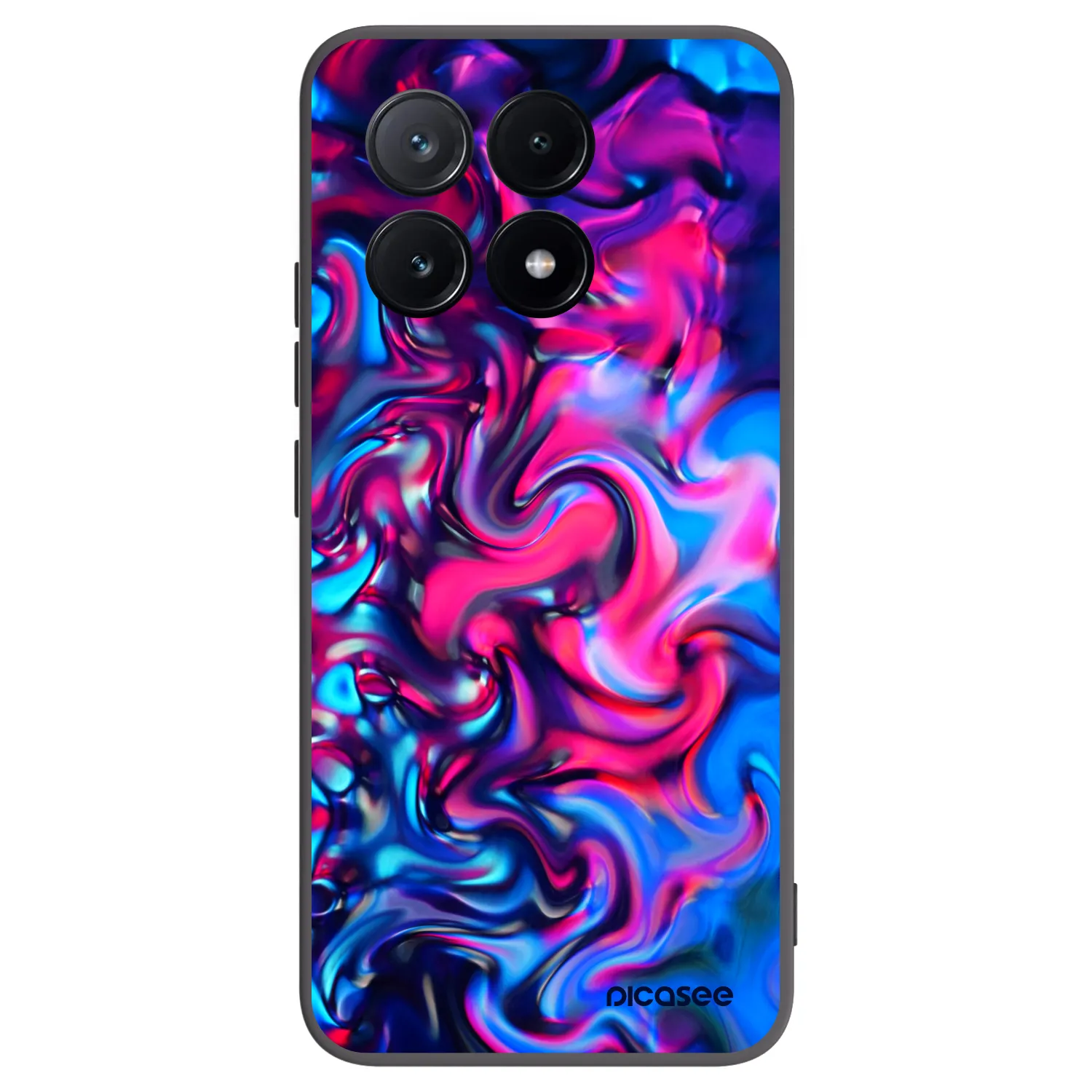 Picasee Xiaomi Poco X6 Pro Hülle - Schwarzes Silikon - Redlight