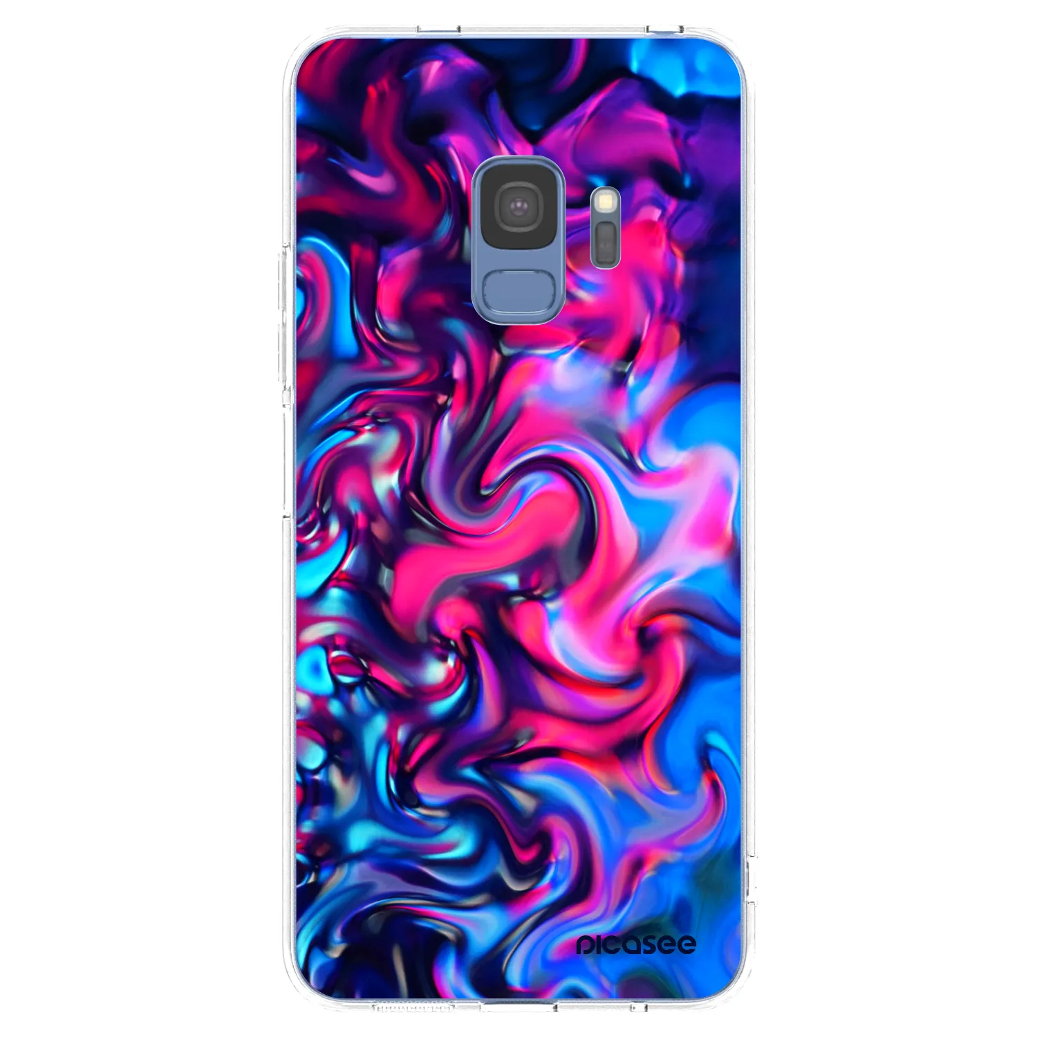 Picasee Samsung Galaxy S9 G960F Hülle - Transparentes Silikon - Redlight