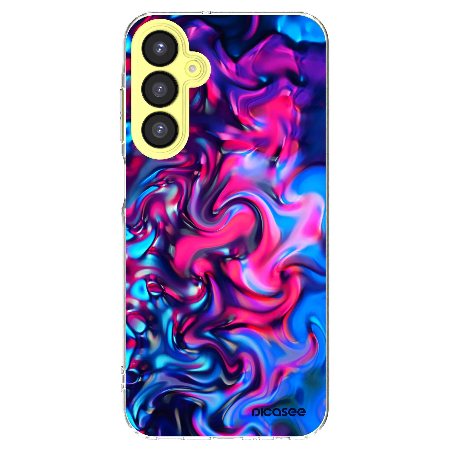 Picasee Samsung Galaxy A25 A256B 5G Hülle - Transparentes Silikon - Redlight