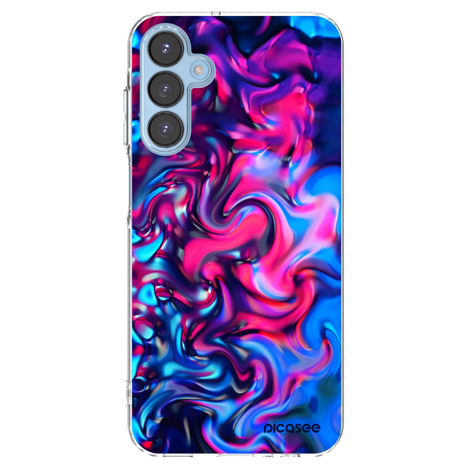 Picasee Samsung Galaxy A15 A156B 5G Hülle - Transparentes Silikon - Redlight