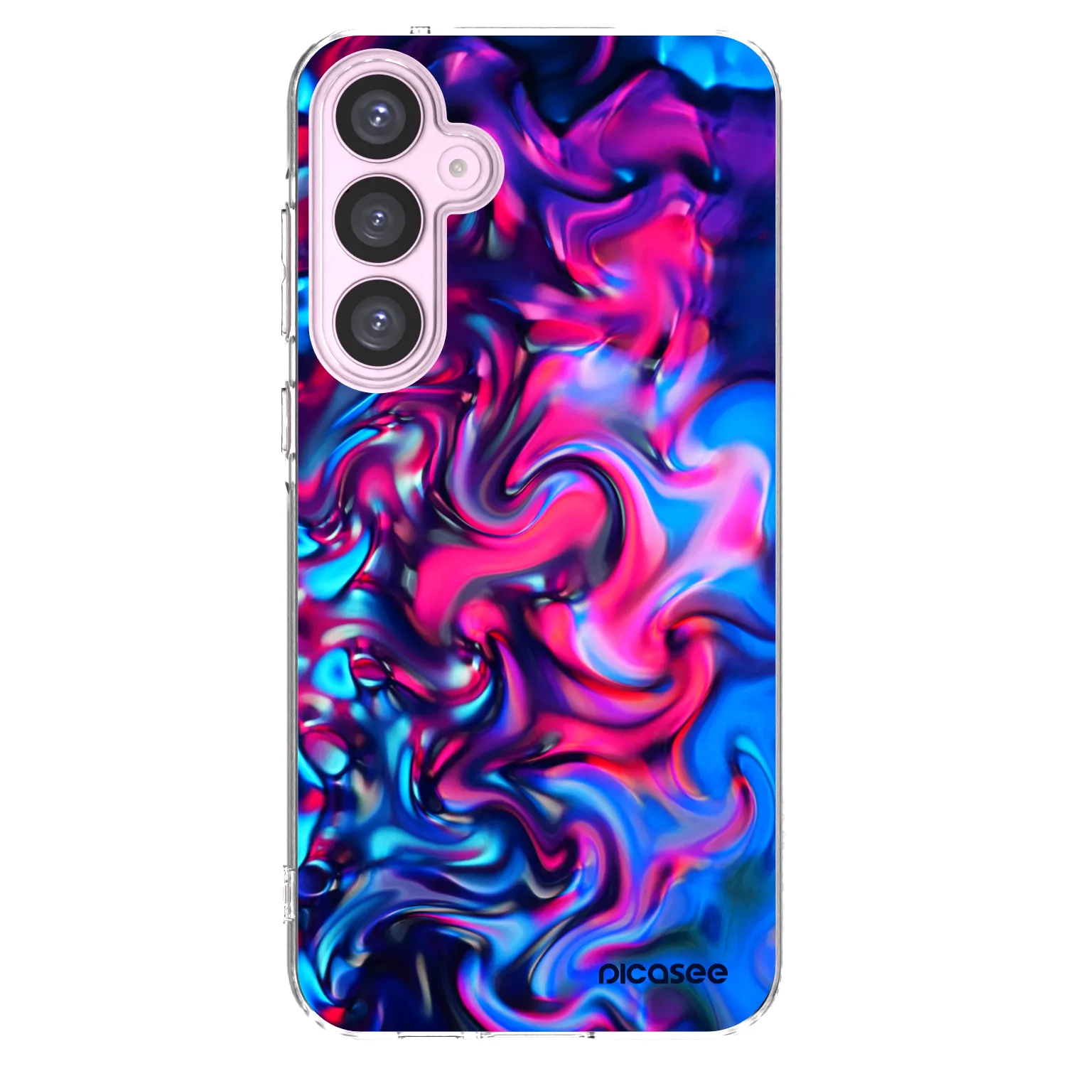 Picasee Samsung Galaxy A55 5G A556B Hülle - Transparentes Silikon - Redlight
