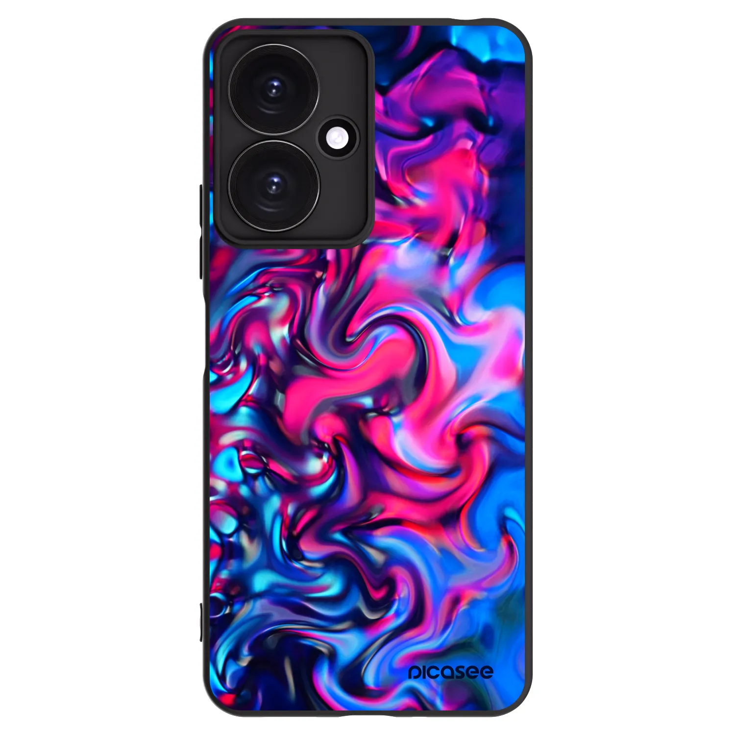 Picasee Xiaomi Redmi 13C 5G Hülle - Schwarzes Silikon - Redlight