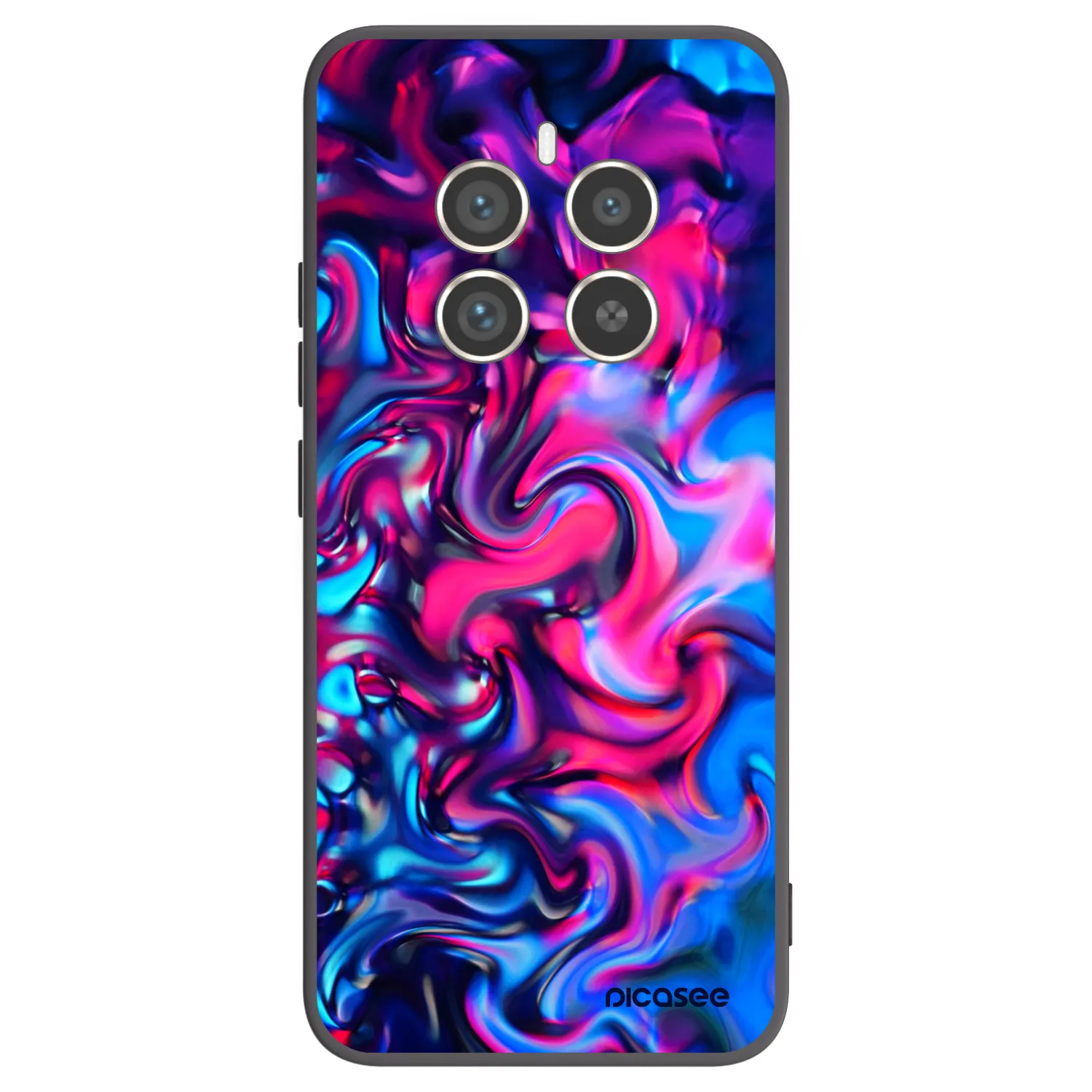 Picasee Realme 12 Pro 5G Hülle - Schwarzes Silikon - Redlight