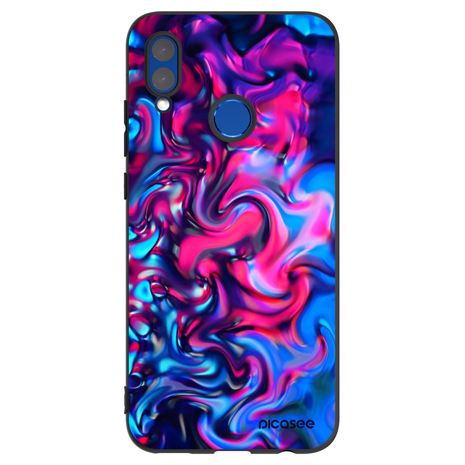 Picasee Honor 10 Lite Hülle - Schwarzes Silikon - Redlight