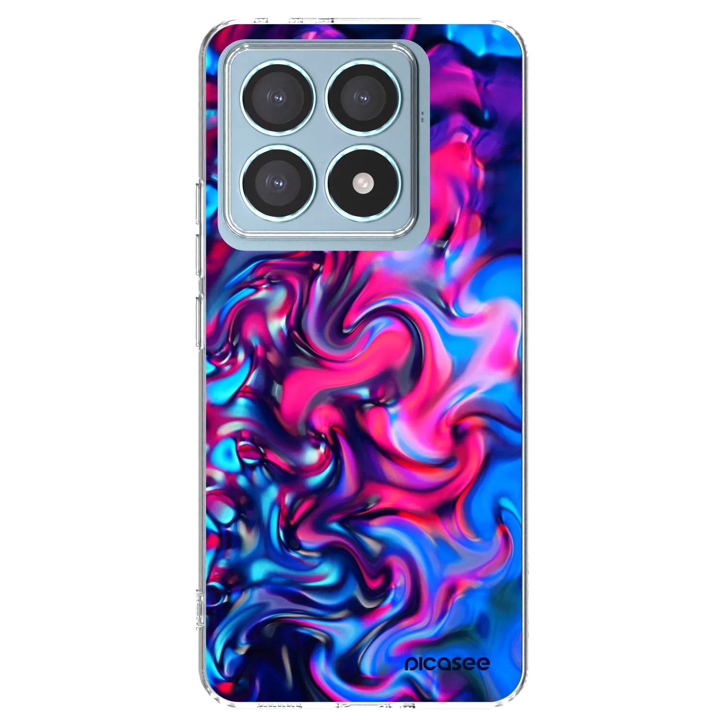 Picasee Xiaomi 14T Pro Hülle - Transparentes Silikon - Redlight