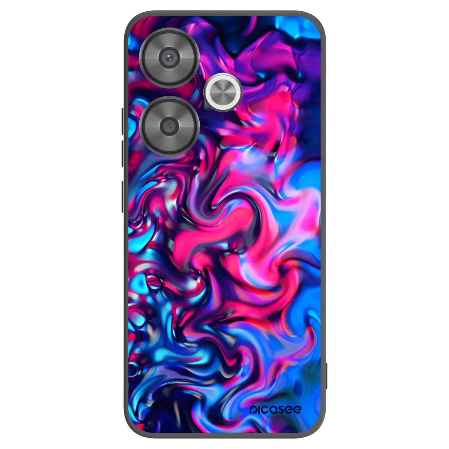 Picasee Xiaomi Poco F6 Hülle - Schwarzes Silikon - Redlight