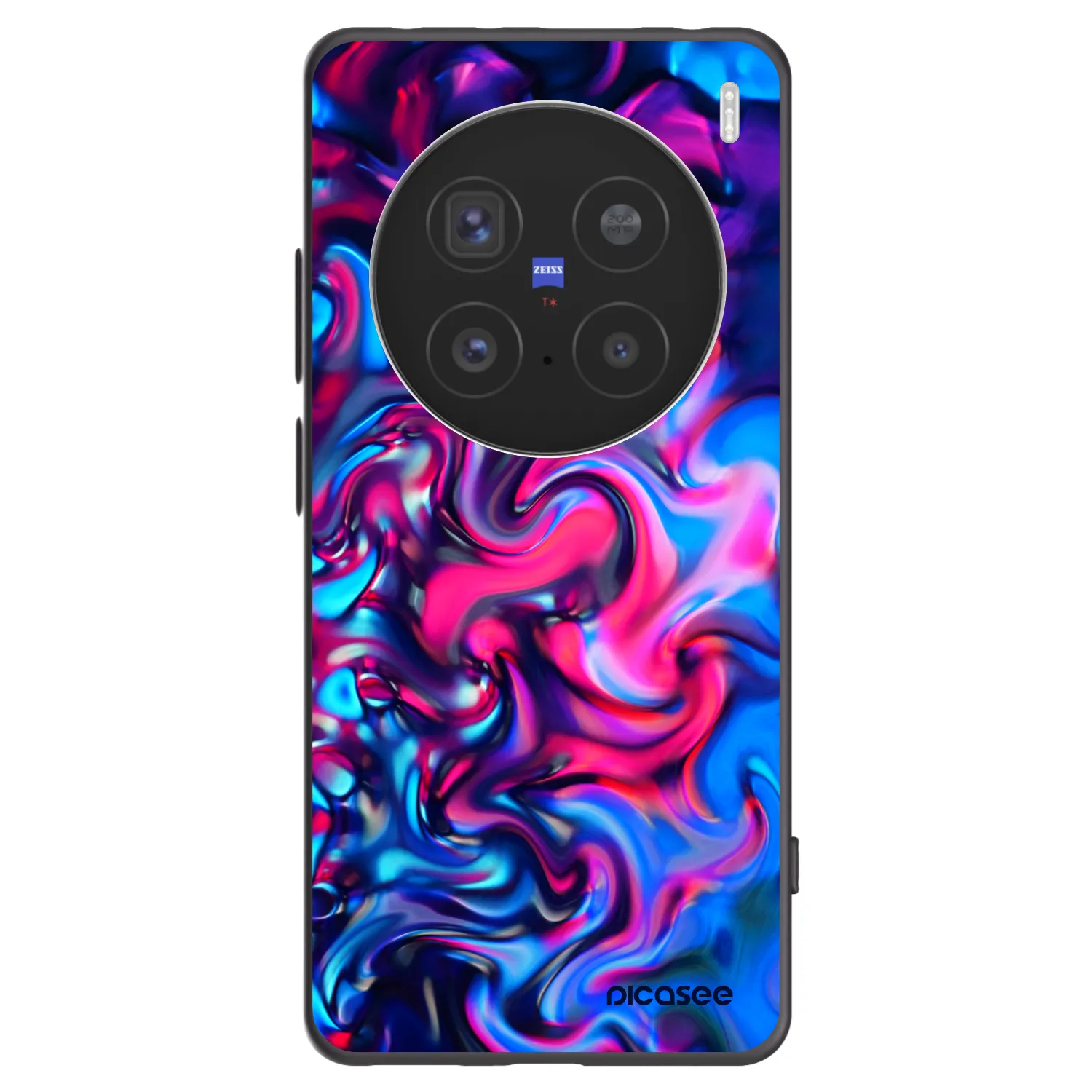 Picasee Vivo X200 Pro Hülle - Schwarzes Silikon - Redlight