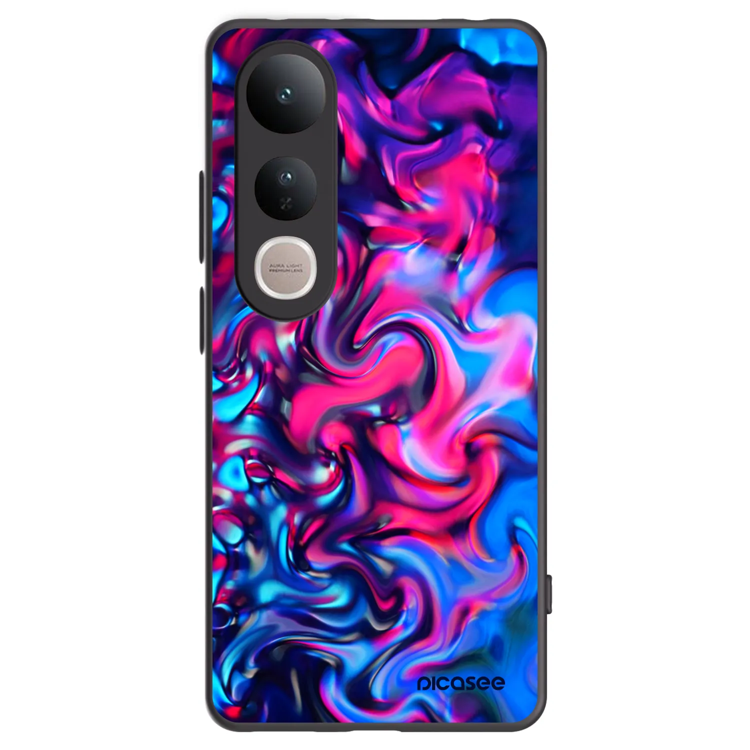 Picasee Vivo V50 Lite 5G Hülle - Schwarzes Silikon - Redlight