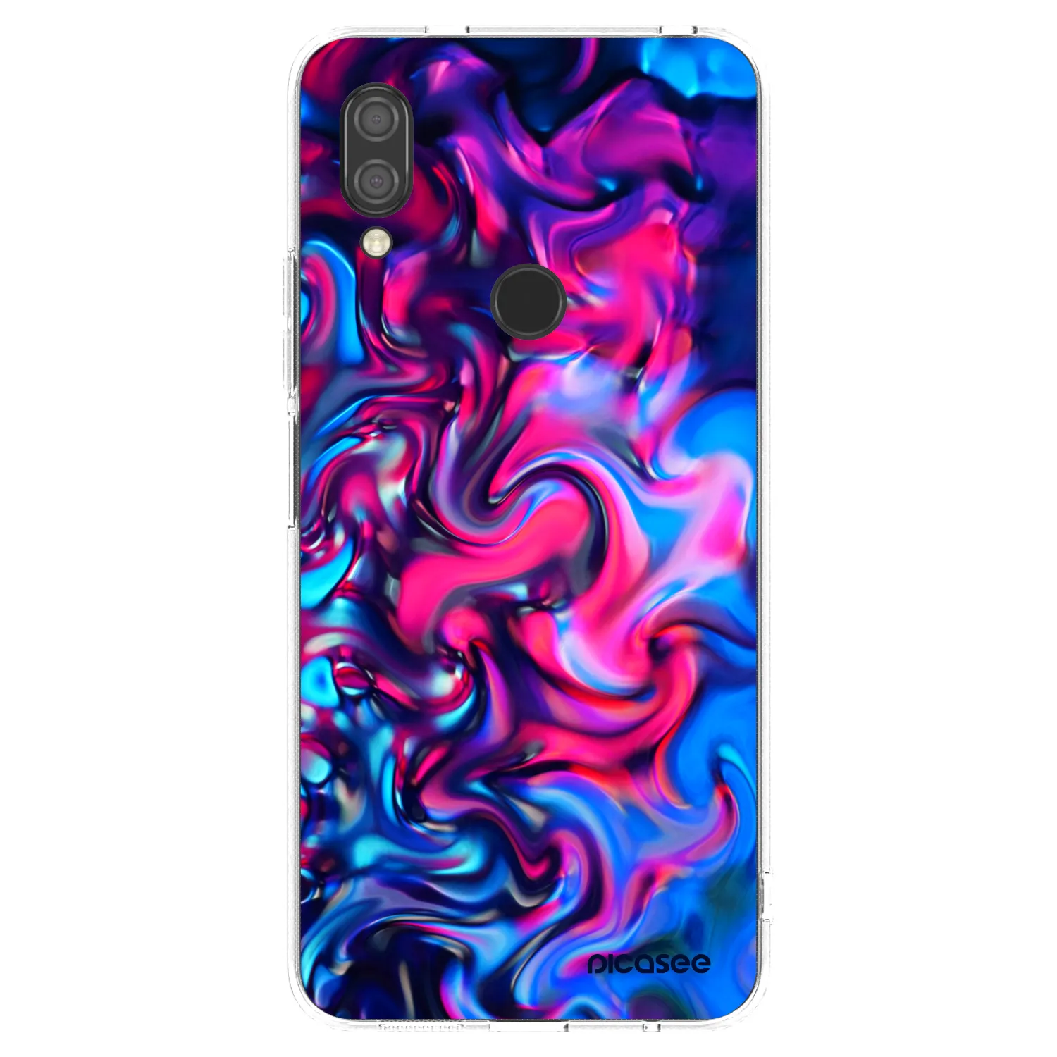 Picasee Xiaomi Redmi 7 Hülle - Transparentes Silikon - Redlight