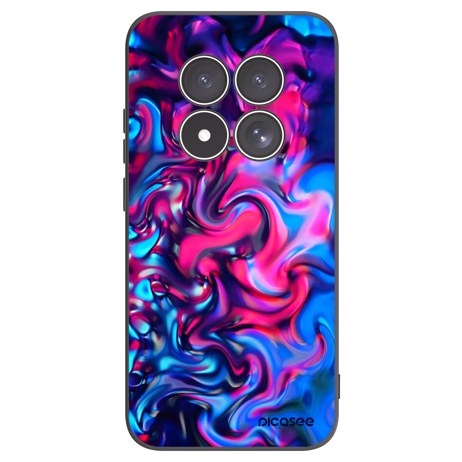 Picasee Xiaomi Redmi Note 15 Pro 4G Hülle - Schwarzes Silikon - Redlight