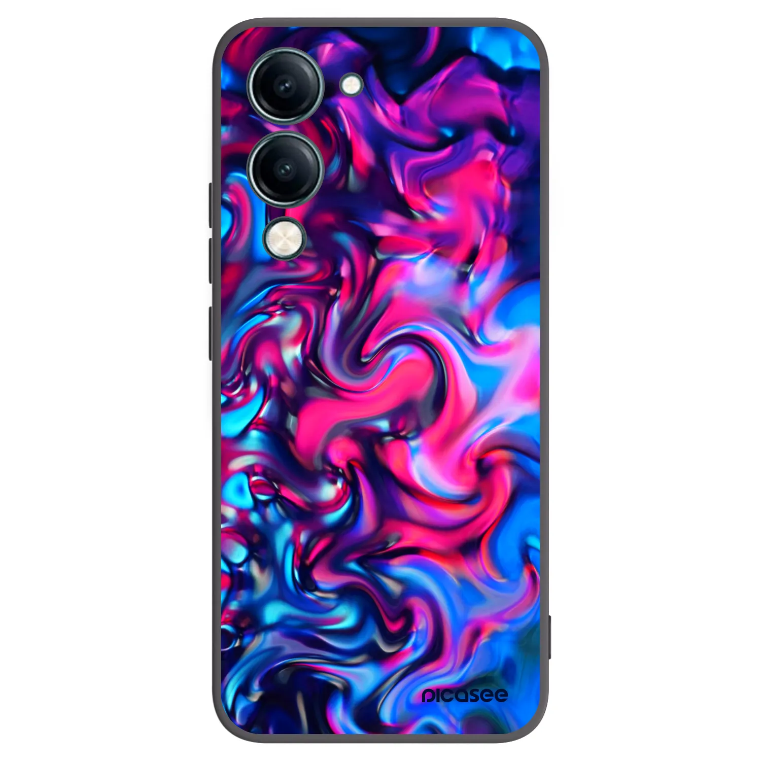 Picasee Vivo Y29s 5G Hülle - Schwarzes Silikon - Redlight