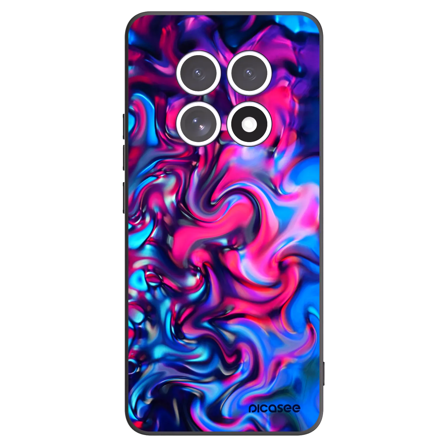 Picasee Xiaomi Redmi Note 15 Hülle - Schwarzes Silikon - Redlight