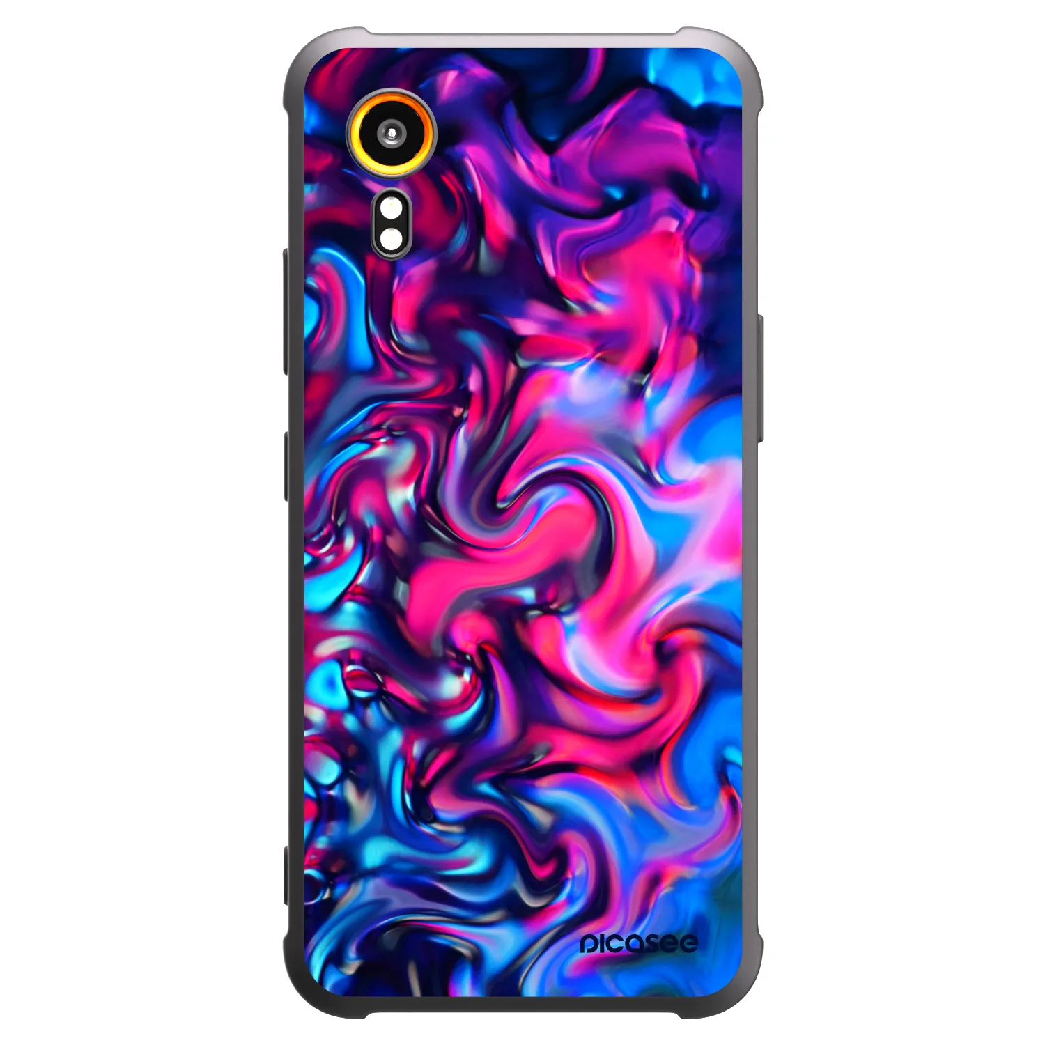 Picasee Samsung Galaxy Xcover 7 Hülle - Schwarzes Silikon - Redlight