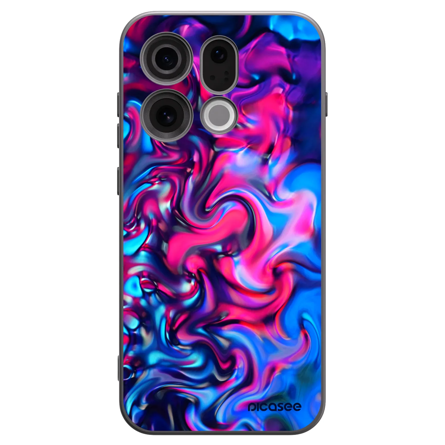 Picasee OPPO Find X9 Hülle - Schwarzes Silikon - Redlight