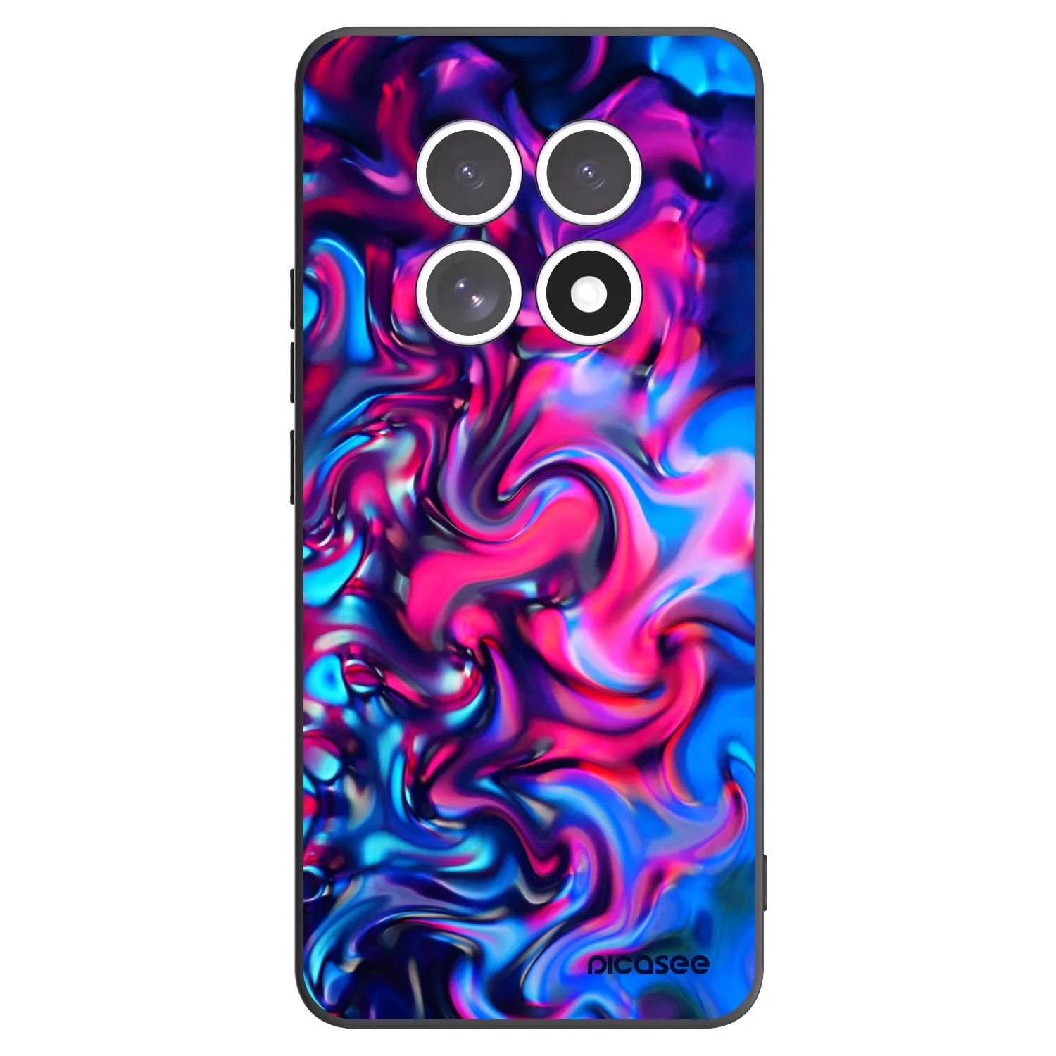 Picasee Xiaomi Redmi Note 15 5G Hülle - Schwarzes Silikon - Redlight