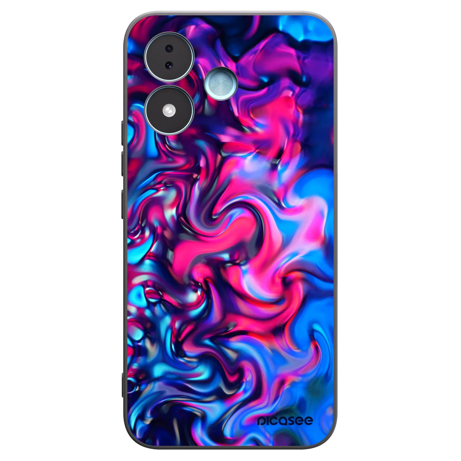 Picasee Xiaomi Redmi Note 17 5G Hülle - Schwarzes Silikon - Redlight