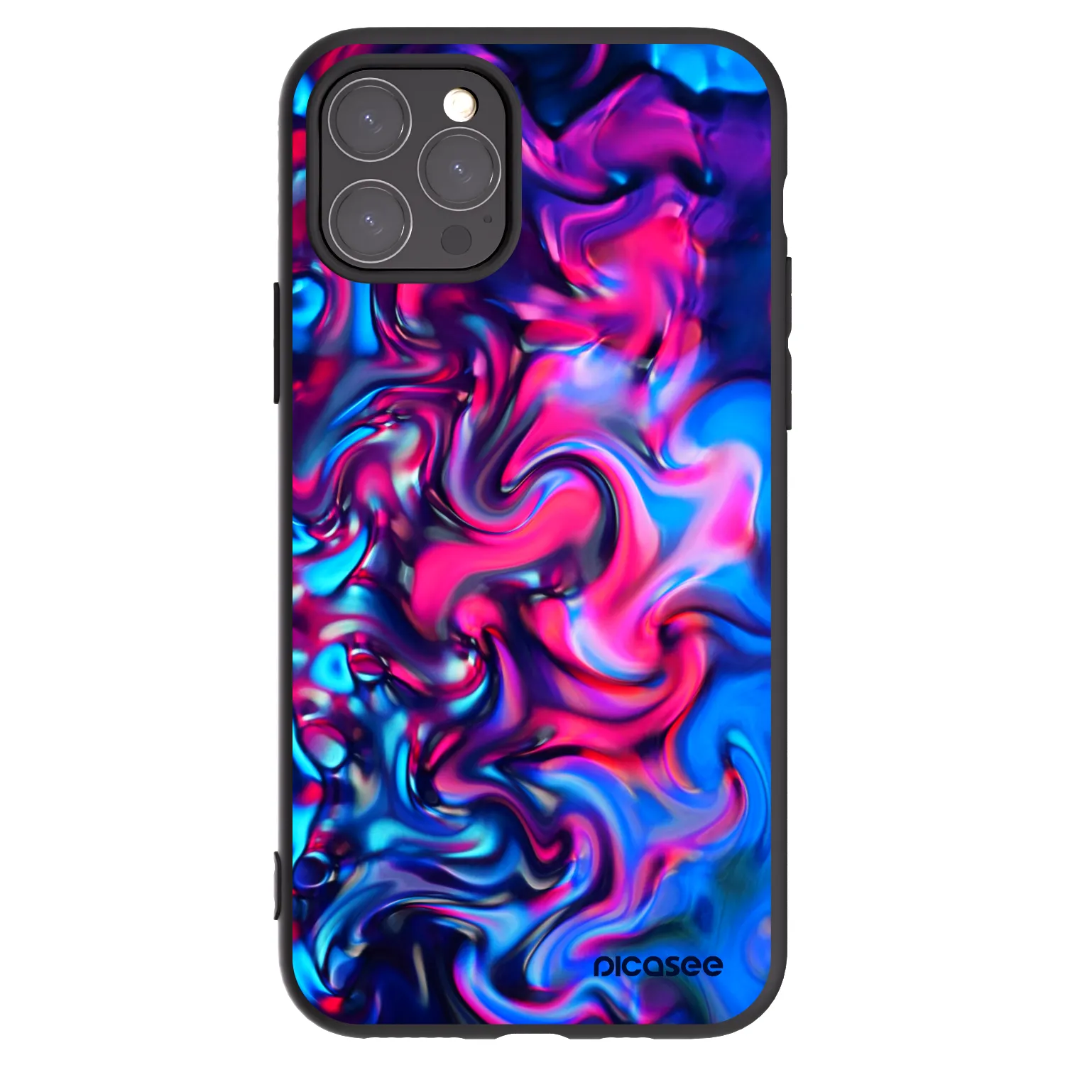 Picasee Apple iPhone 11 Pro Hülle - Schwarzes Silikon - Redlight