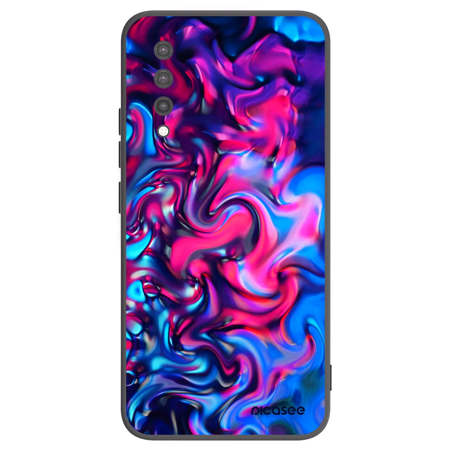 Picasee Xiaomi Mi 9 Lite Hülle - Schwarzes Silikon - Redlight
