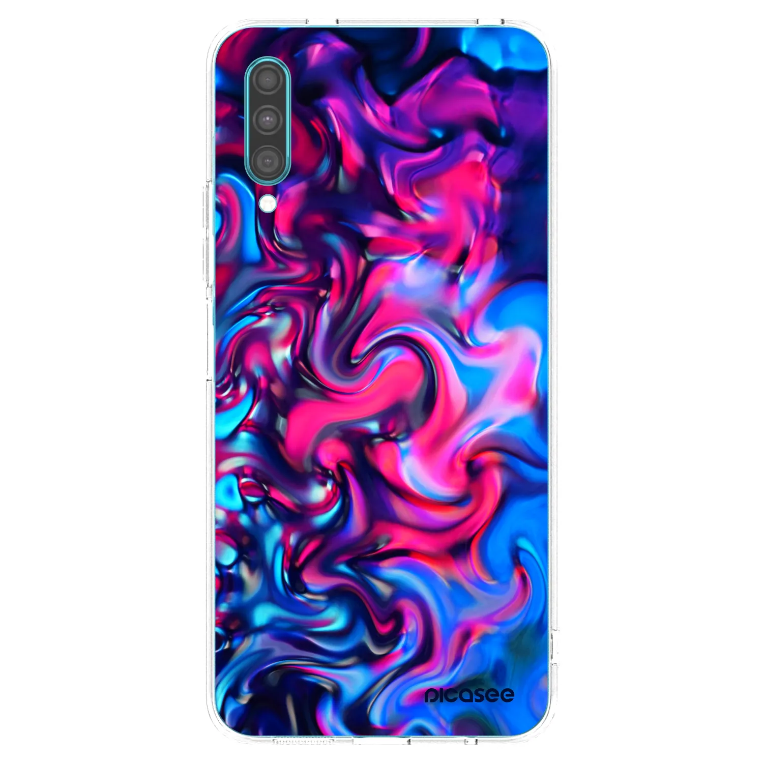Picasee Samsung Galaxy A30s A307F Hülle - Transparentes Silikon - Redlight