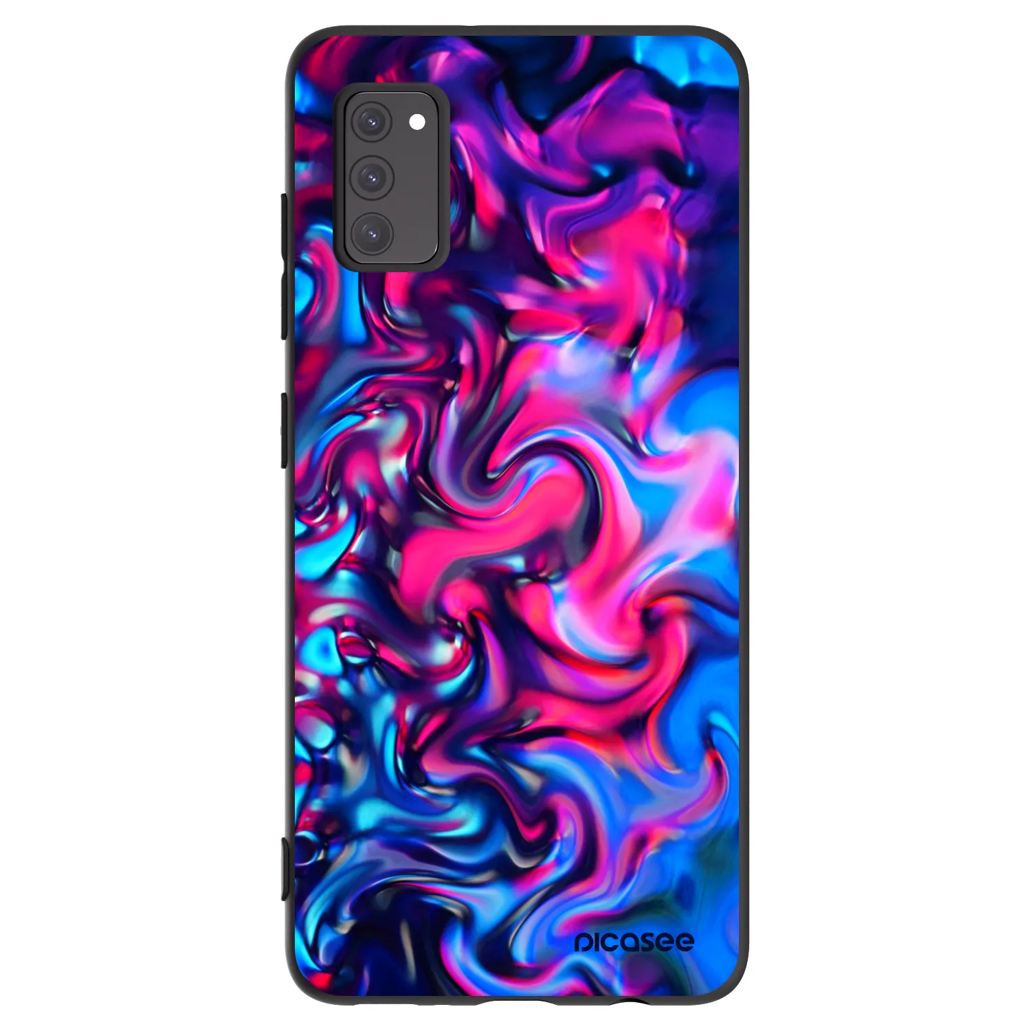 Picasee Samsung Galaxy A41 A415F Hülle - Schwarzes Silikon - Redlight
