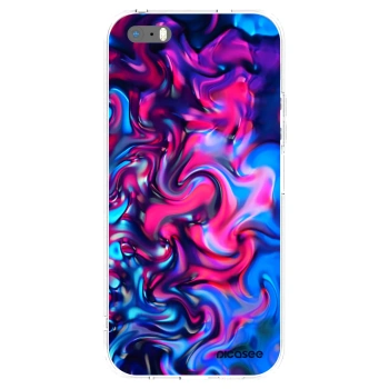 Picasee Apple iPhone 5/5S/SE Hülle - Transparentes Silikon - Redlight