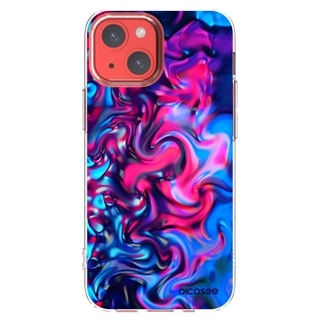 Picasee Apple iPhone 13 mini Hülle - Transparentes Silikon - Redlight